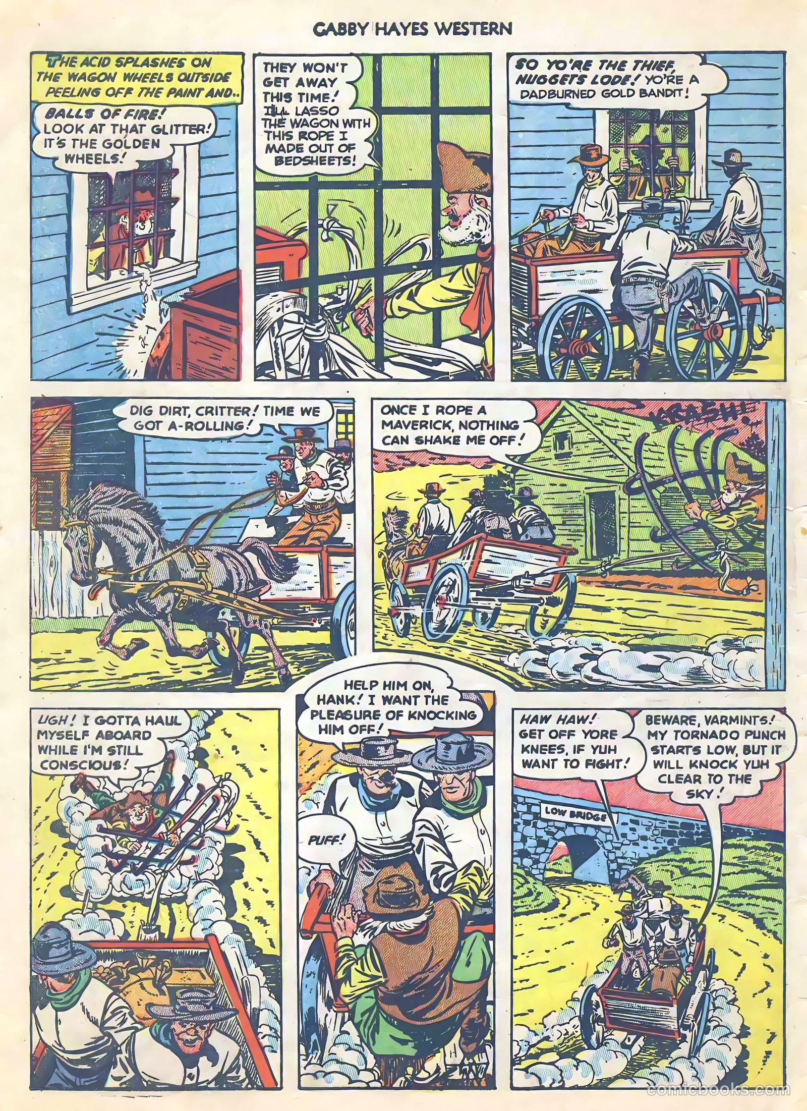 Gabby Hayes Western #47 (1952) — page 8 of 36