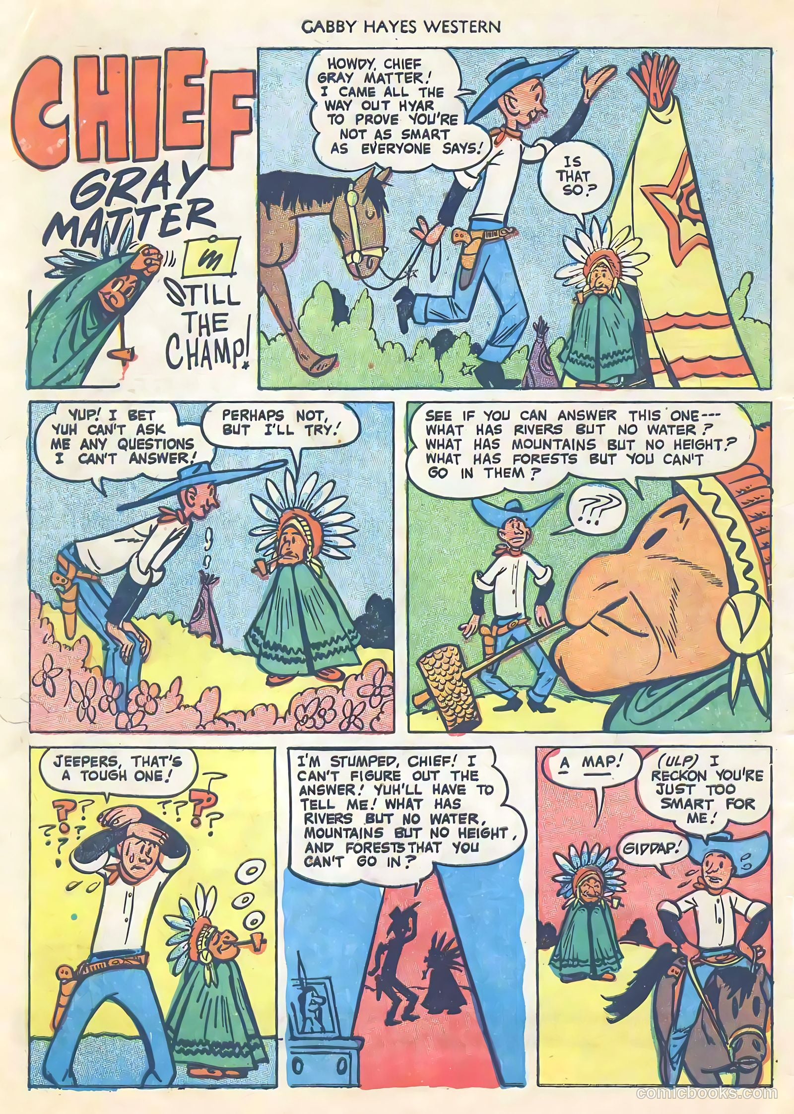 Gabby Hayes Western #47 (1952) — page 10 of 36
