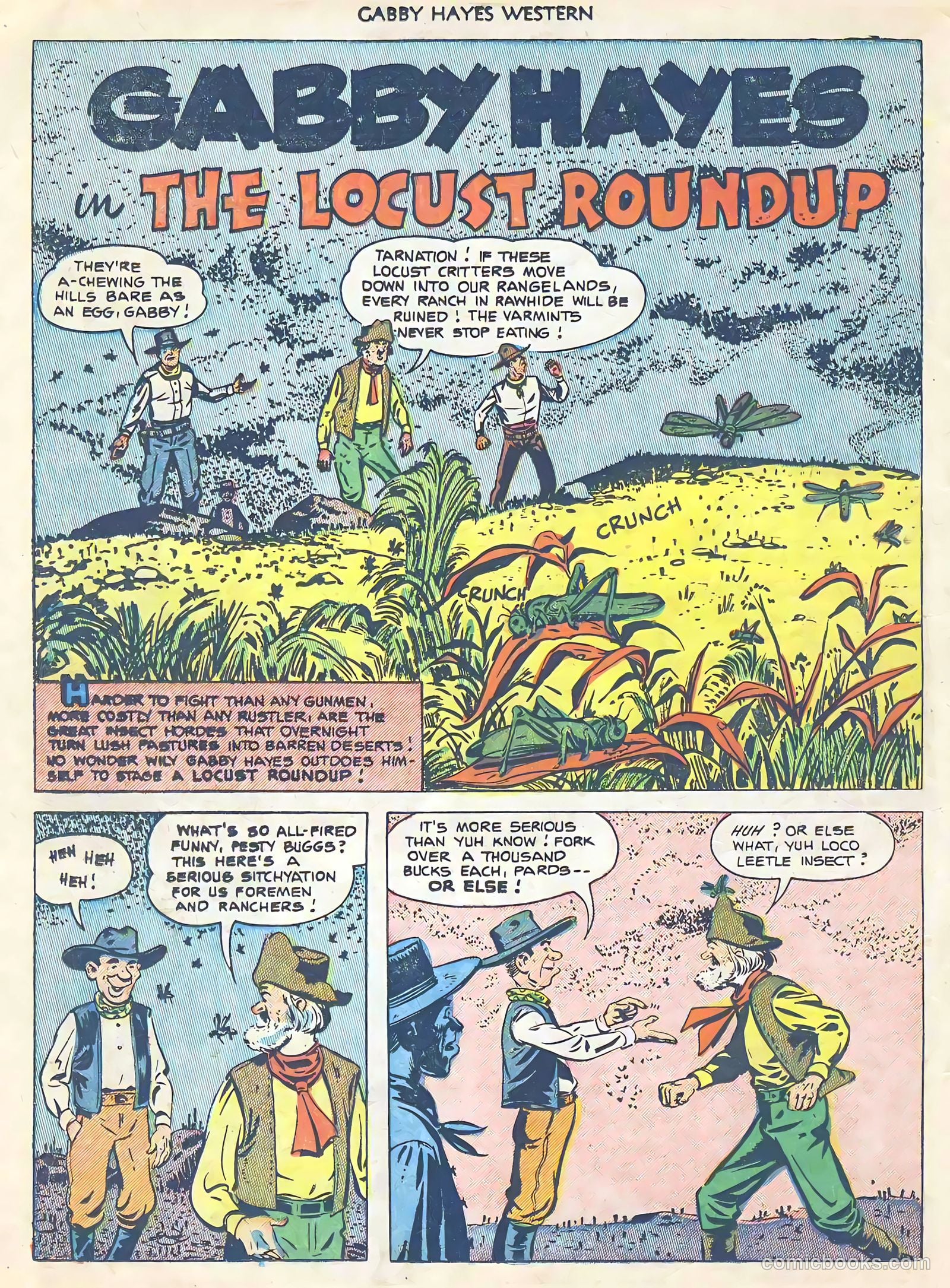 Gabby Hayes Western #47 (1952) — page 14 of 36