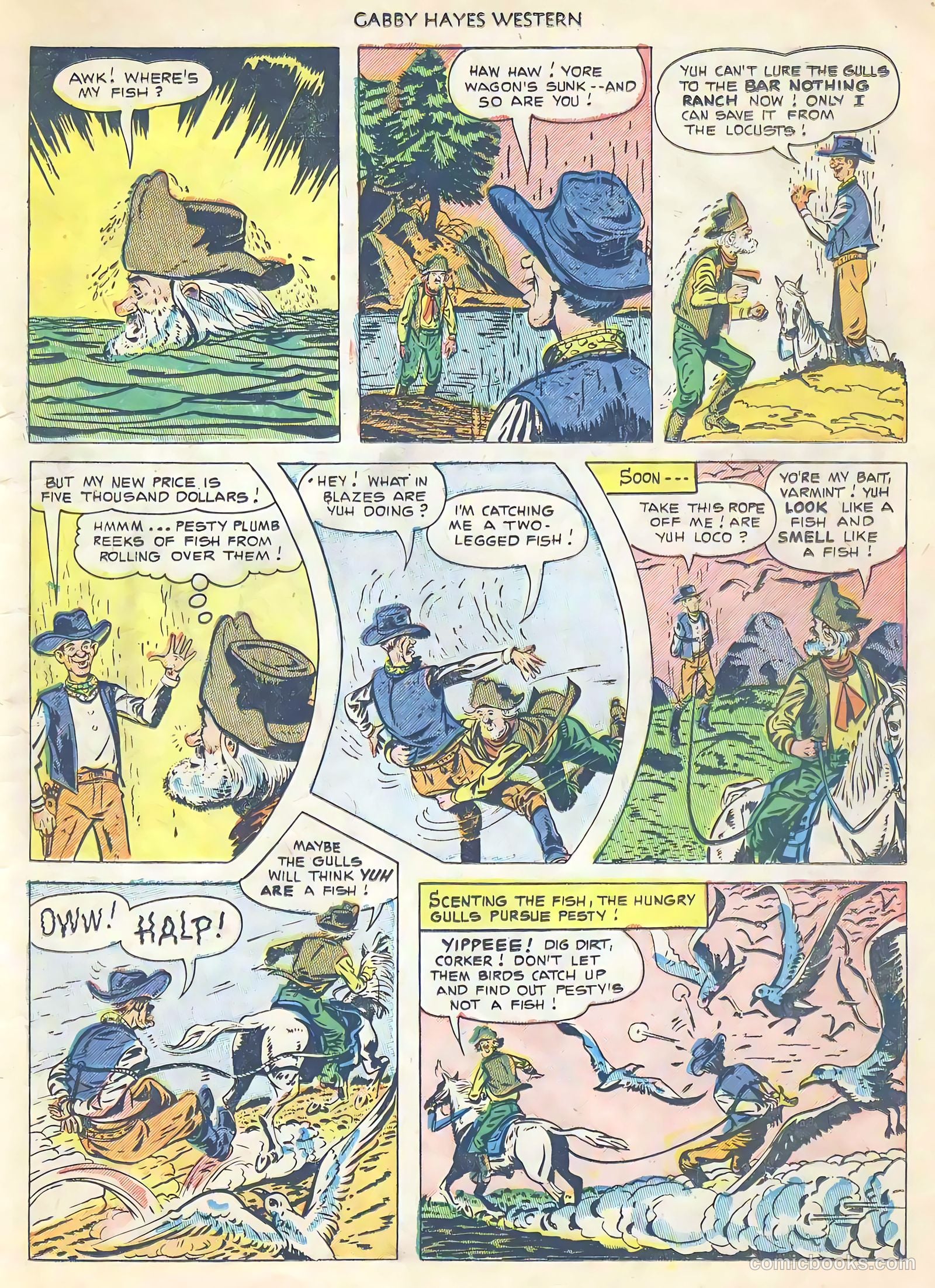Gabby Hayes Western #47 (1952) — page 19 of 36