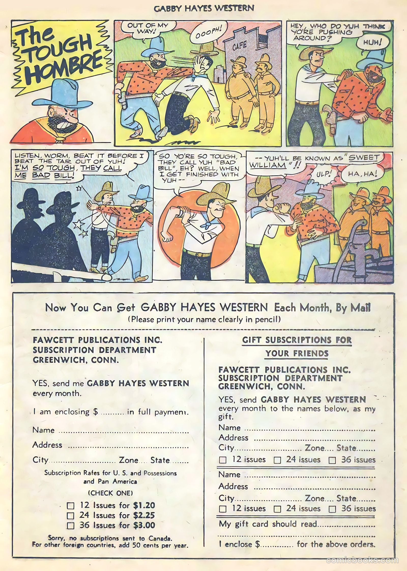 Gabby Hayes Western #47 (1952) — page 21 of 36