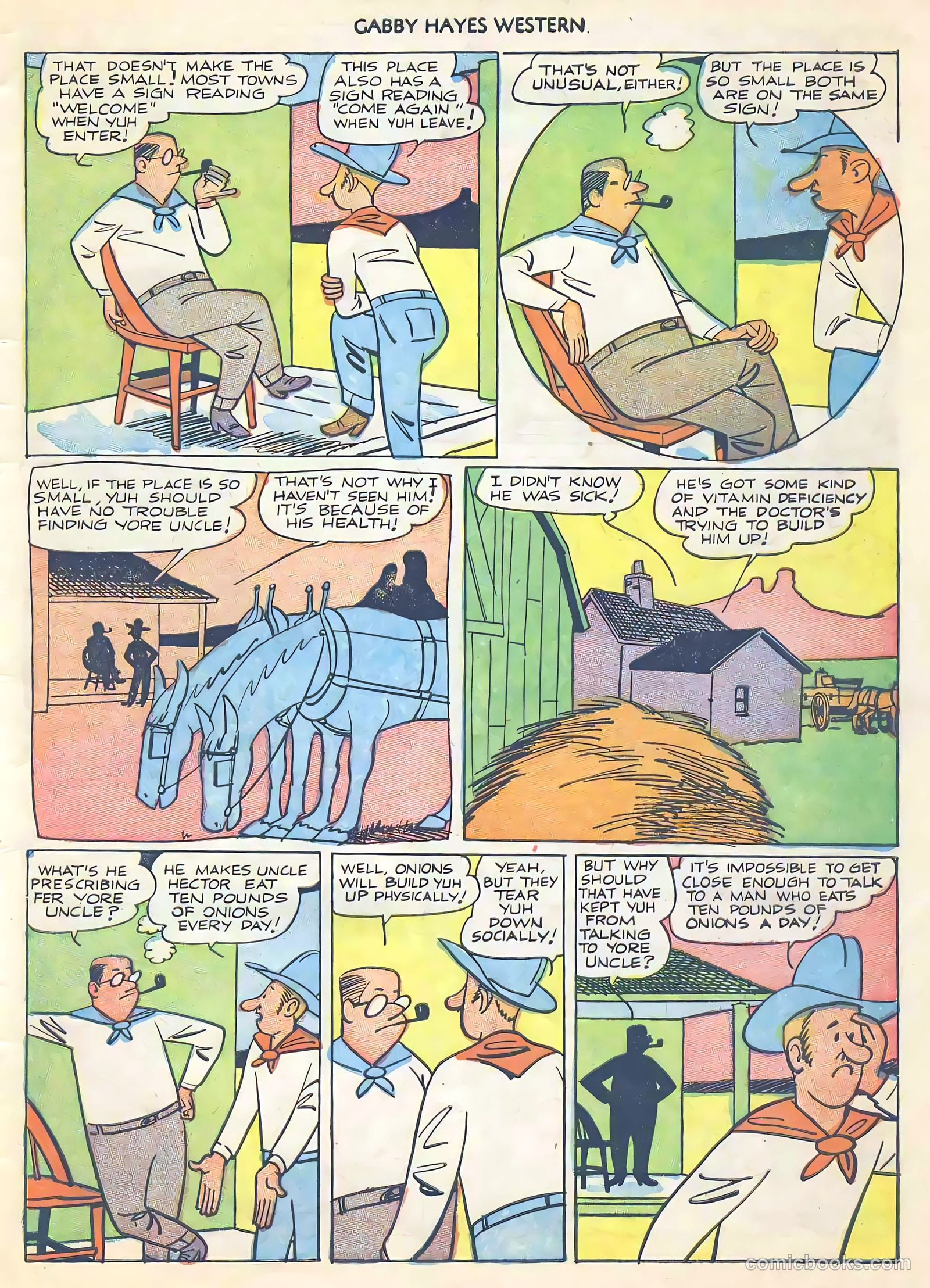 Gabby Hayes Western #47 (1952) — page 27 of 36