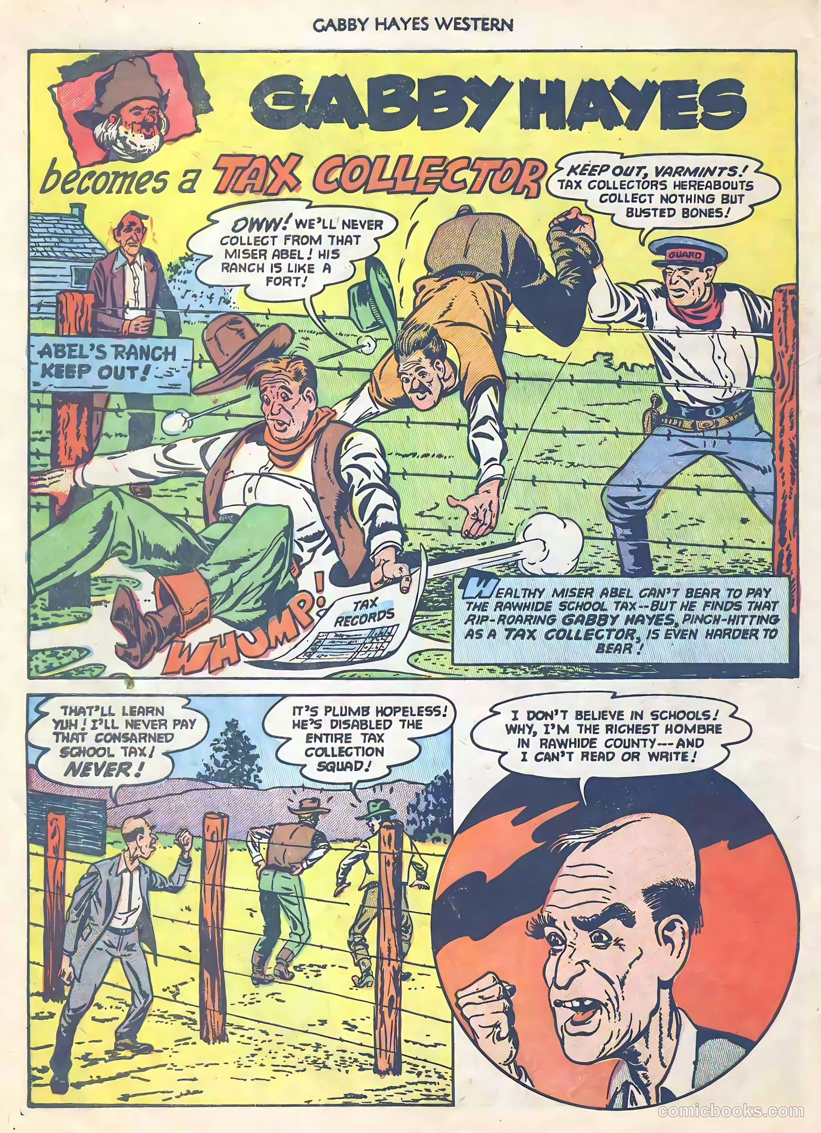 Gabby Hayes Western #47 (1952) — page 28 of 36