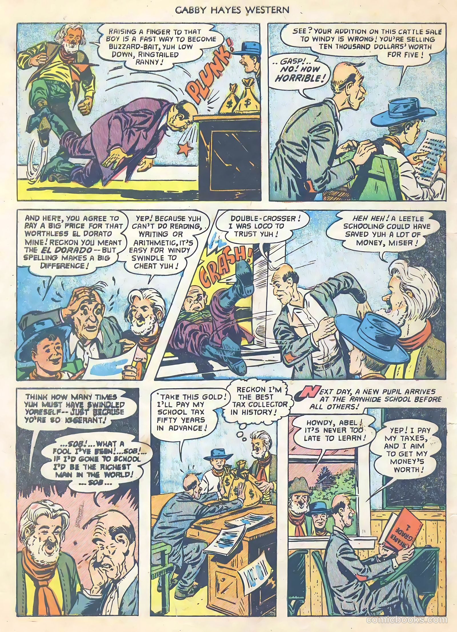 Gabby Hayes Western #47 (1952) — page 34 of 36