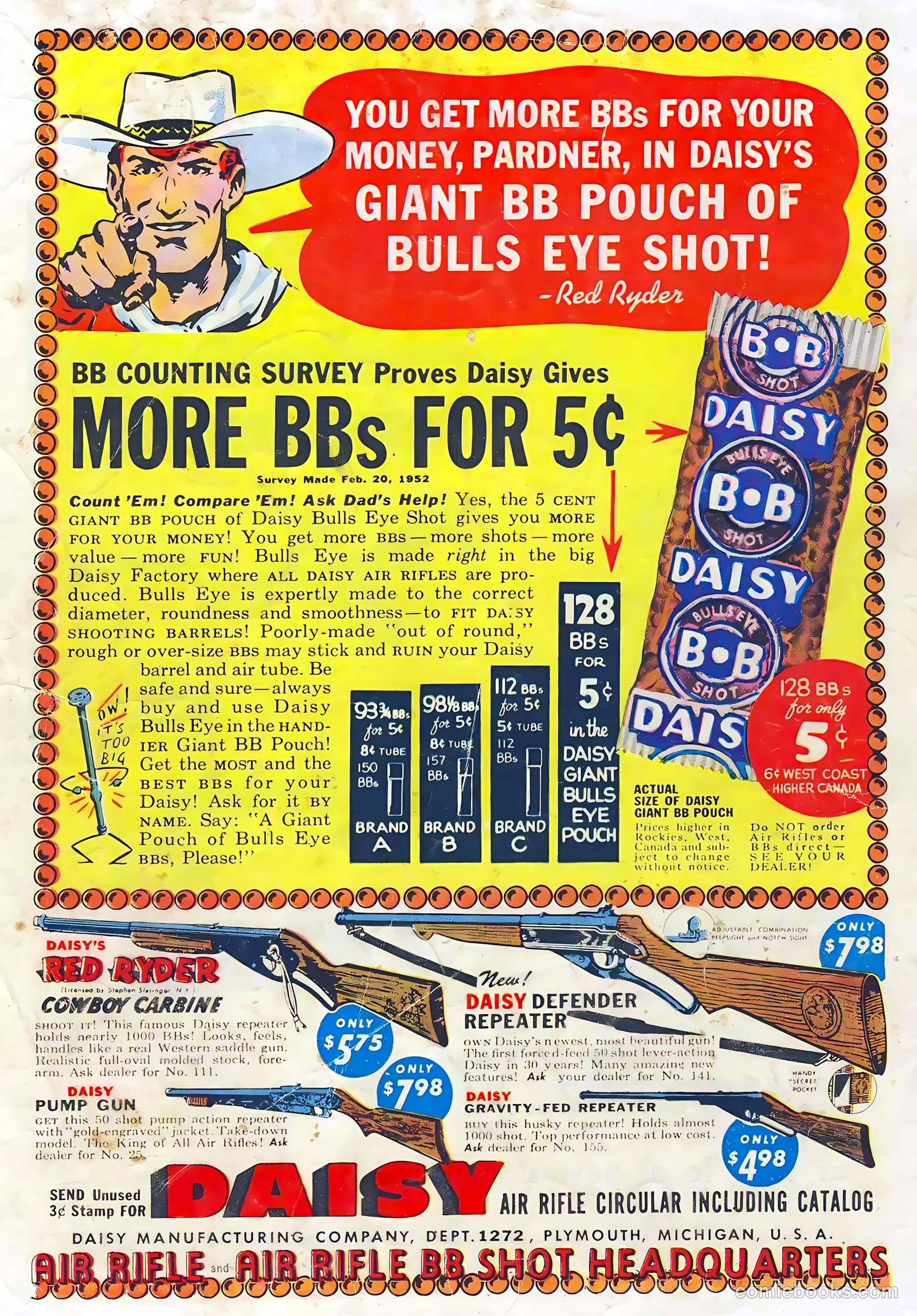 Gabby Hayes Western #47 (1952) — page 36 of 36