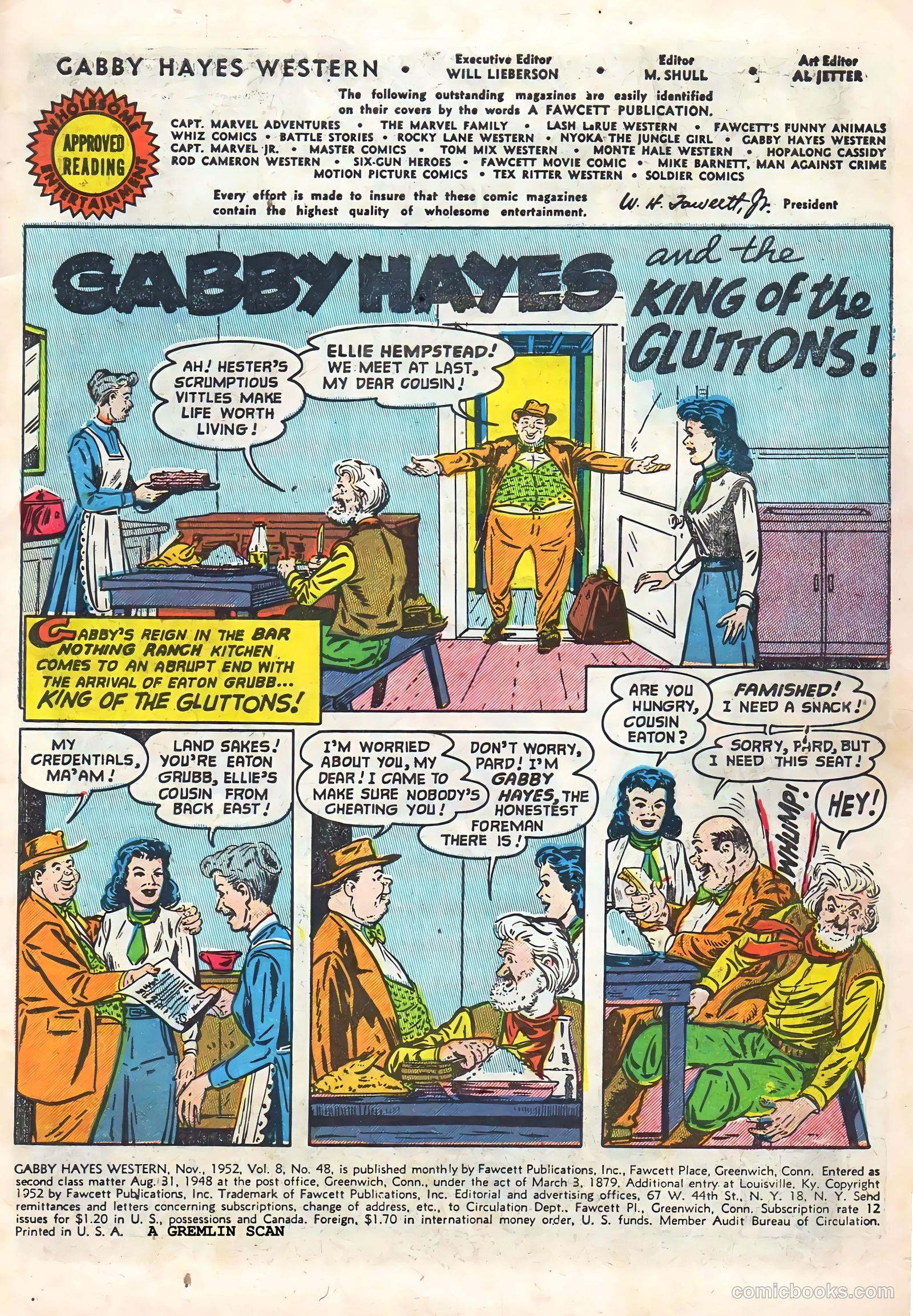 Gabby Hayes Western #48 (1952) — page 3 of 36