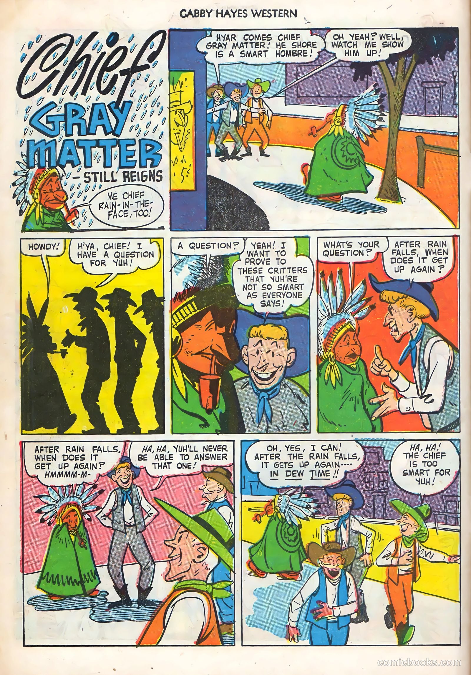 Gabby Hayes Western #48 (1952) — page 10 of 36