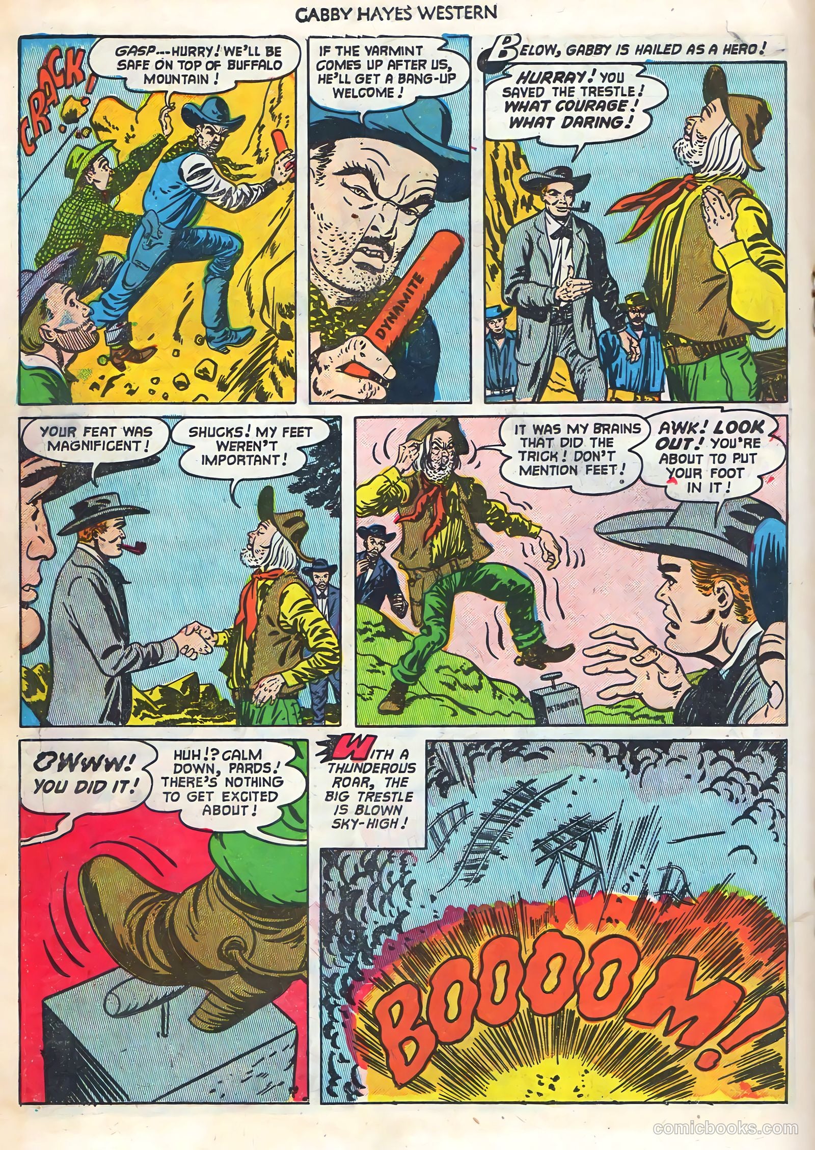 Gabby Hayes Western #48 (1952) — page 18 of 36
