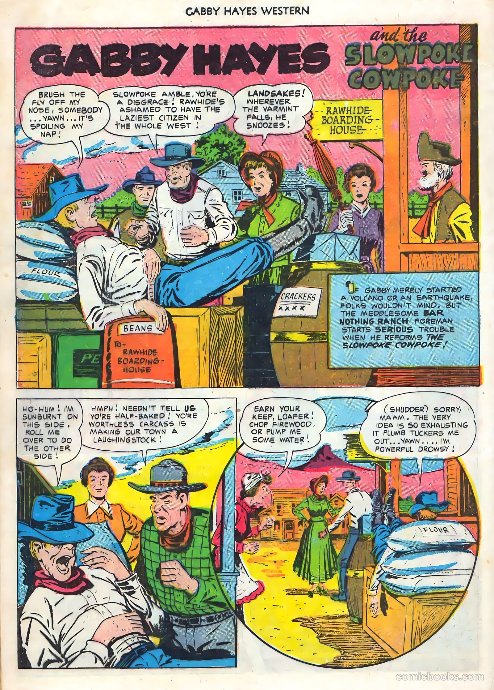Gabby Hayes Western #48 (1952) — page 28 of 36