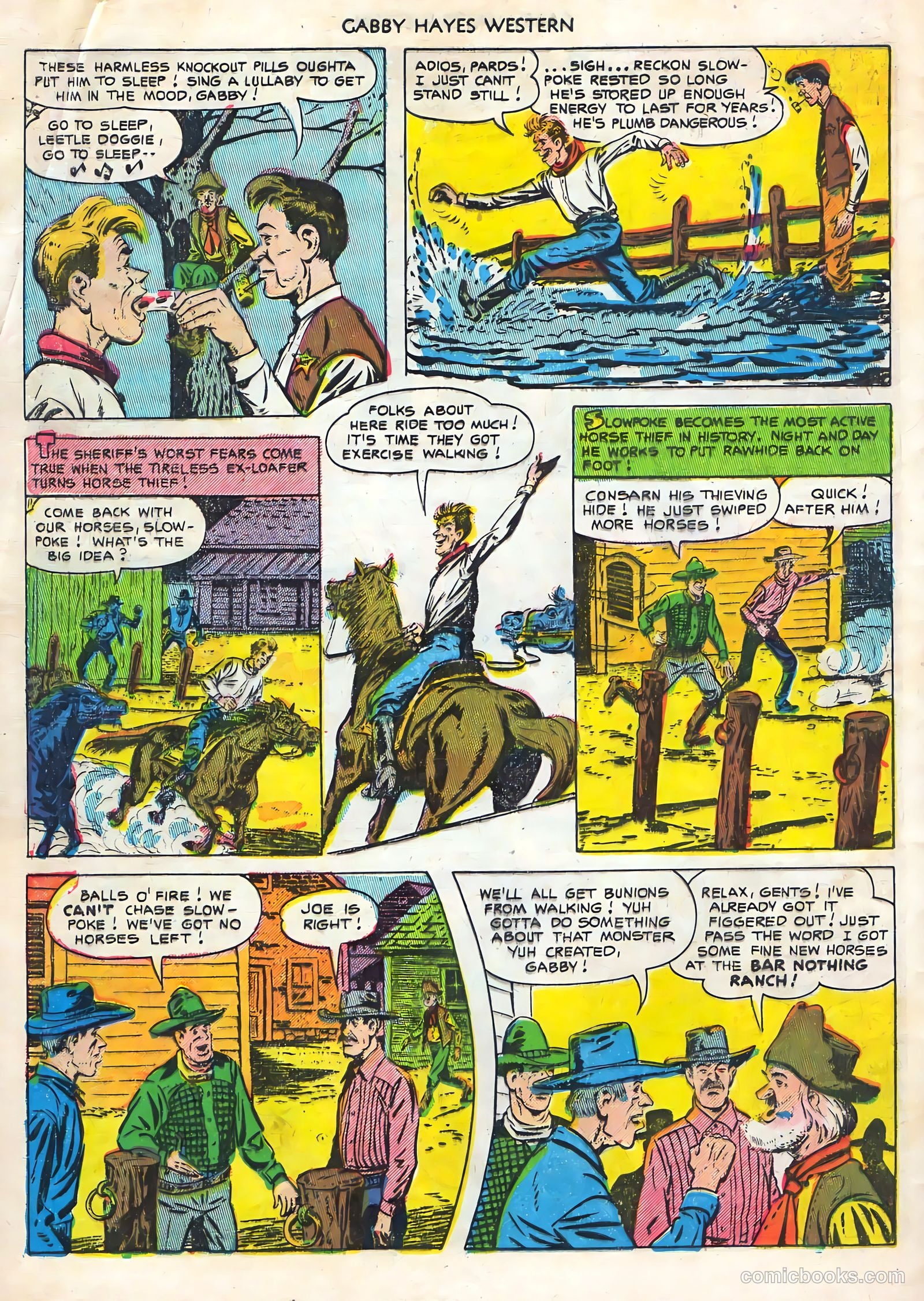 Gabby Hayes Western #48 (1952) — page 32 of 36
