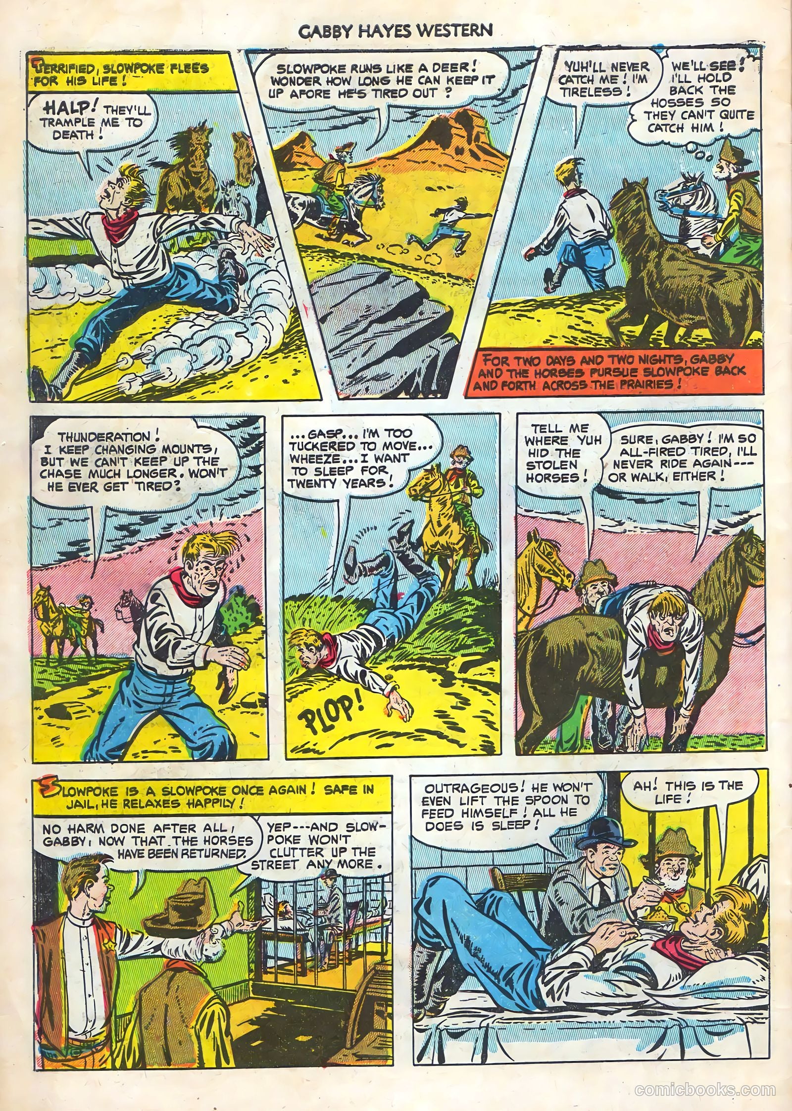 Gabby Hayes Western #48 (1952) — page 34 of 36