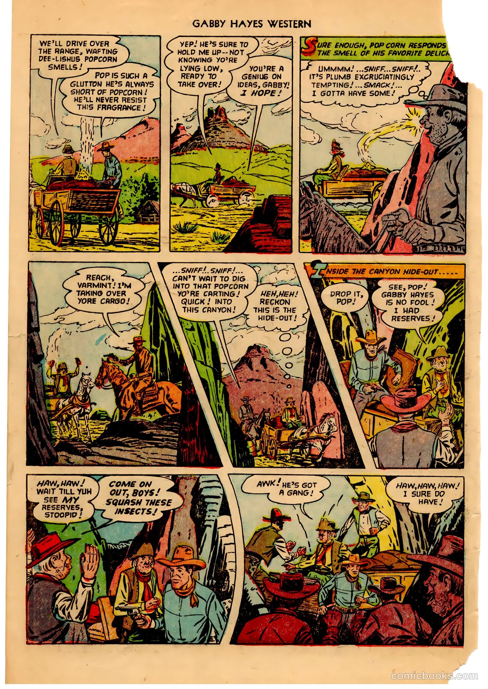Gabby Hayes Western #49 (1952) — page 6 of 36