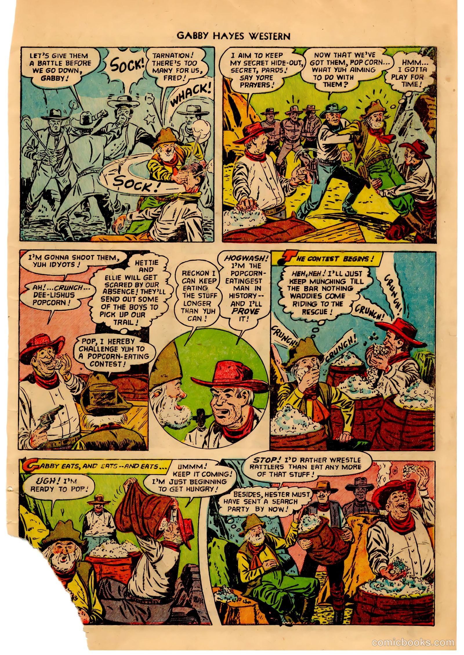 Gabby Hayes Western #49 (1952) — page 7 of 36