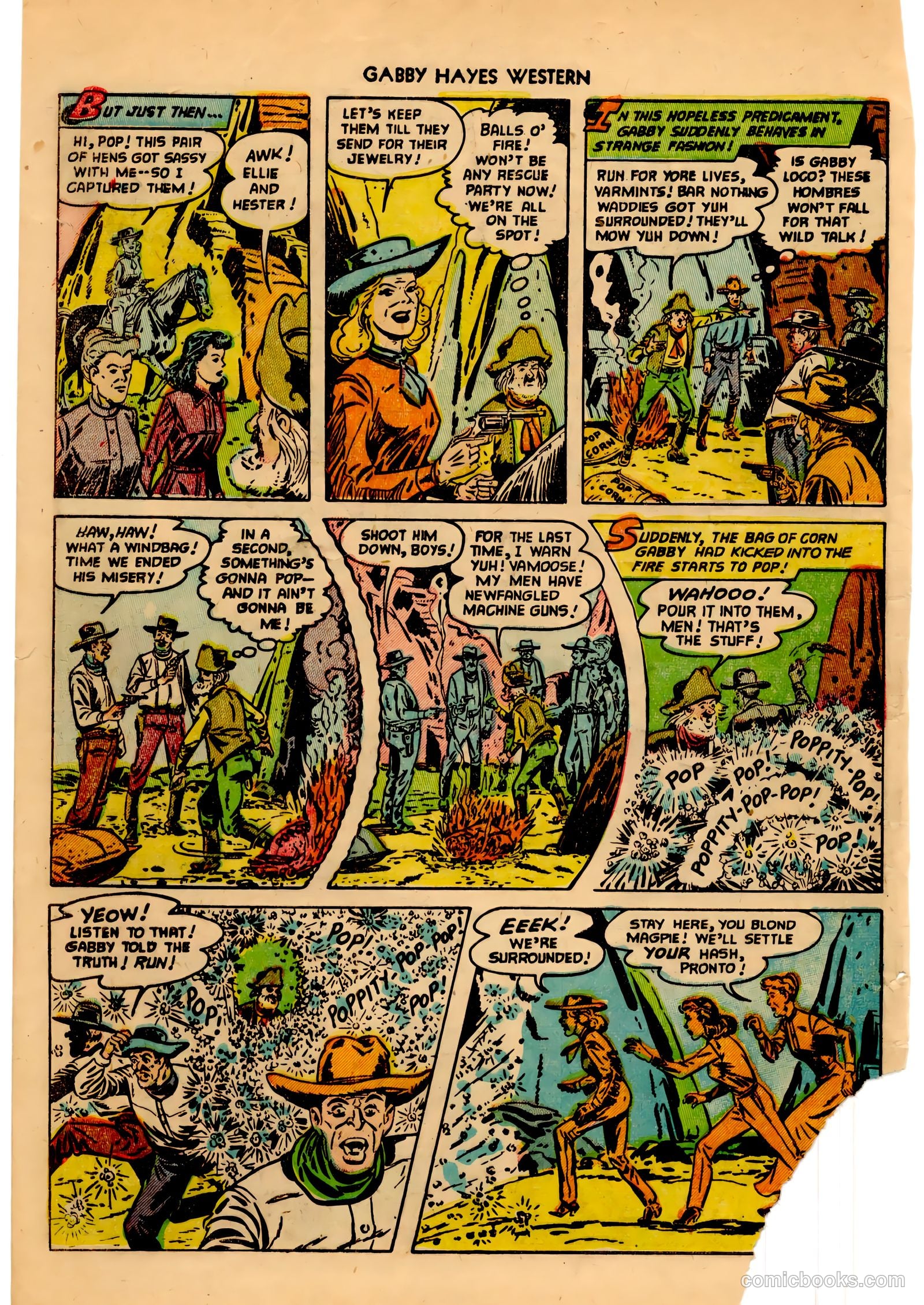Gabby Hayes Western #49 (1952) — page 8 of 36