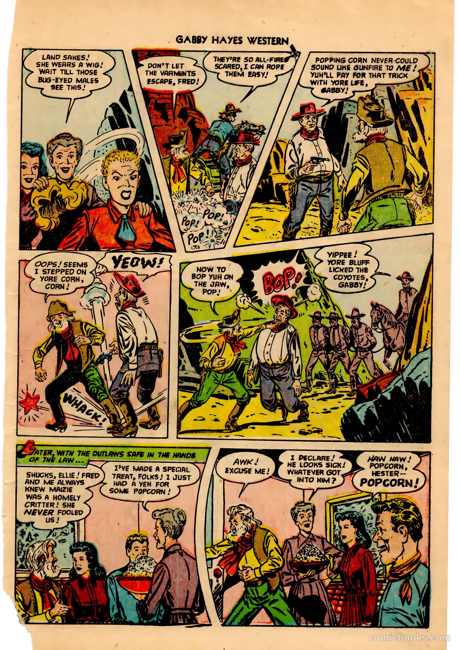 Gabby Hayes Western #49 (1952) — page 9 of 36