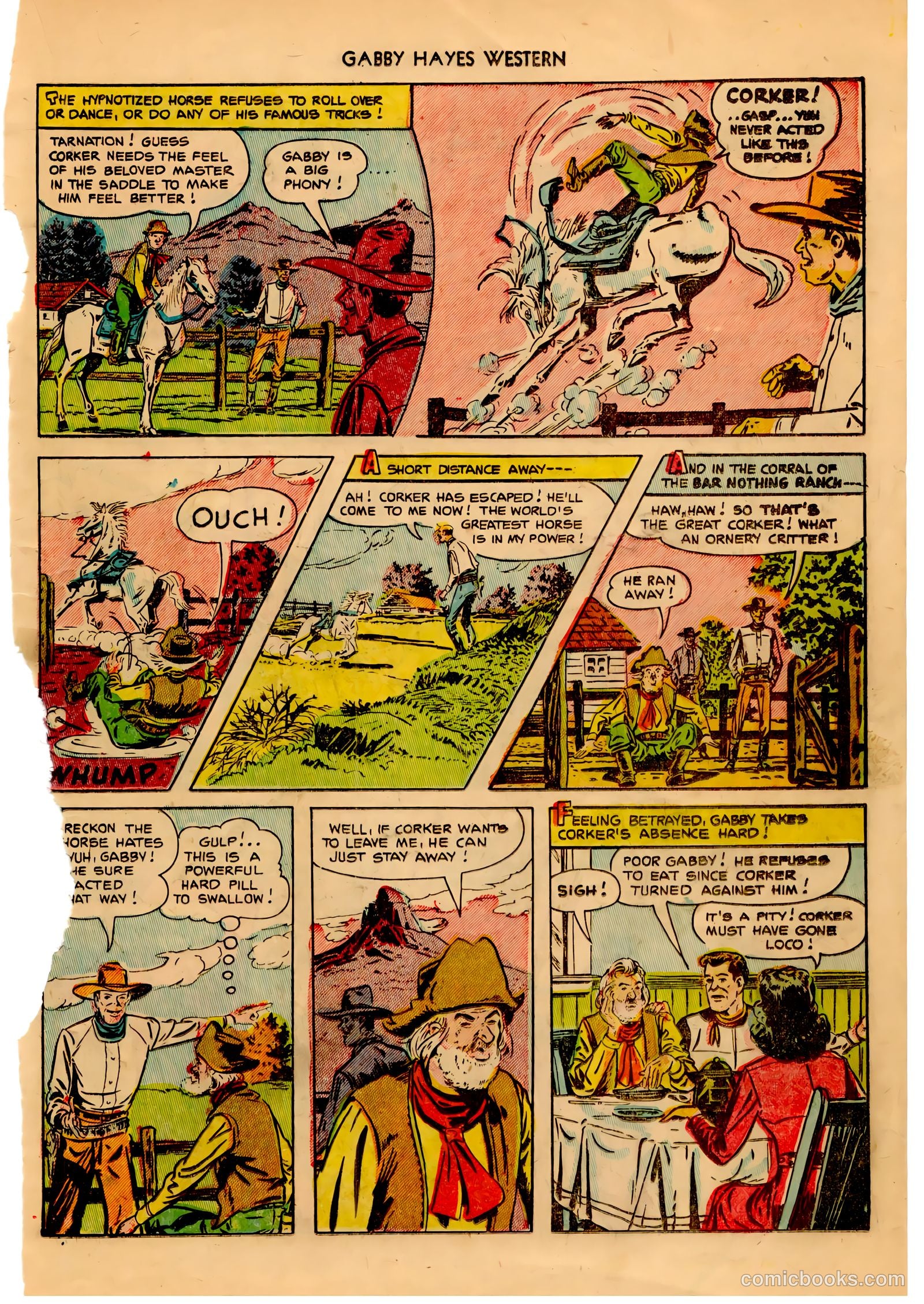 Gabby Hayes Western #49 (1952) — page 19 of 36