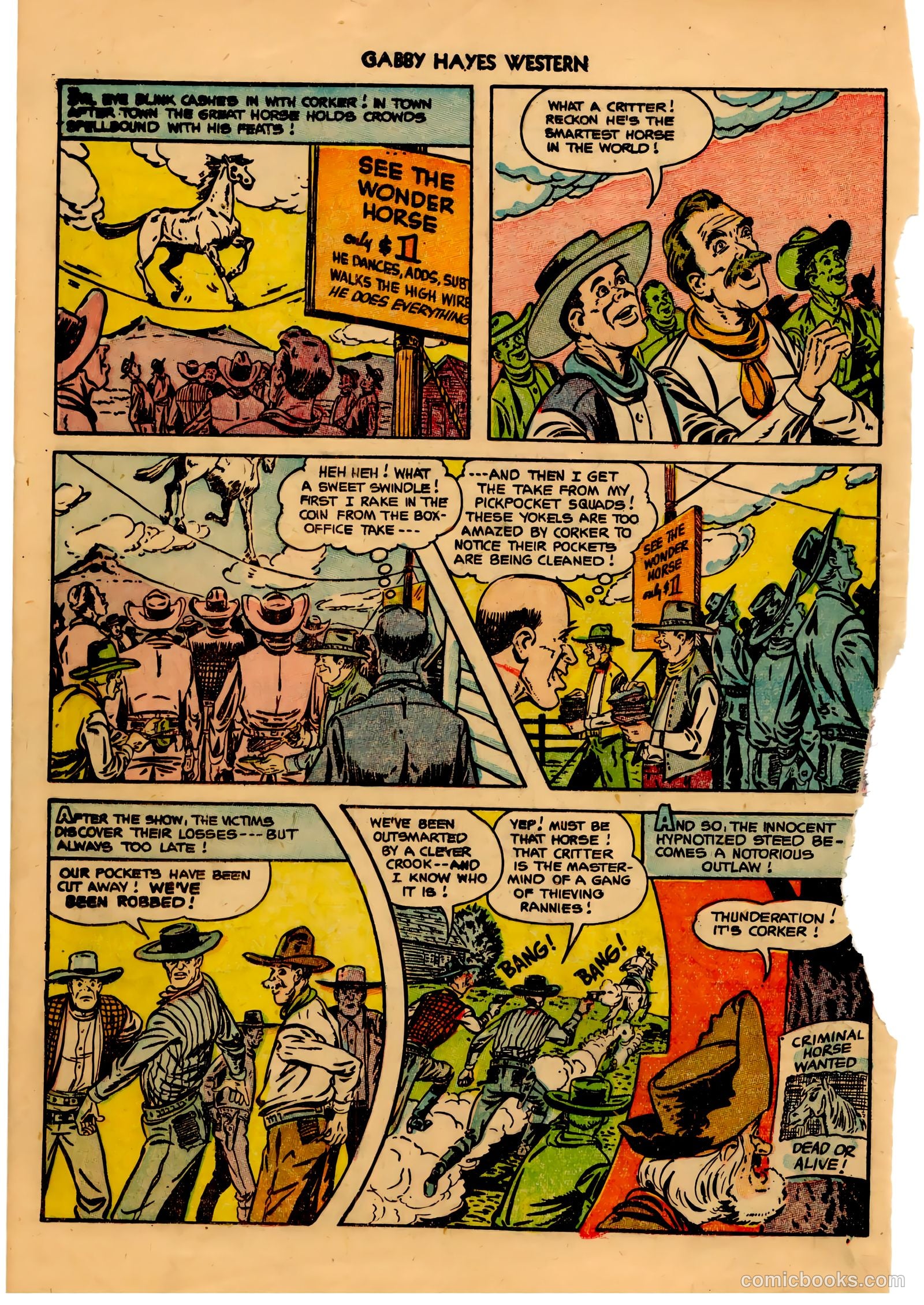 Gabby Hayes Western #49 (1952) — page 20 of 36