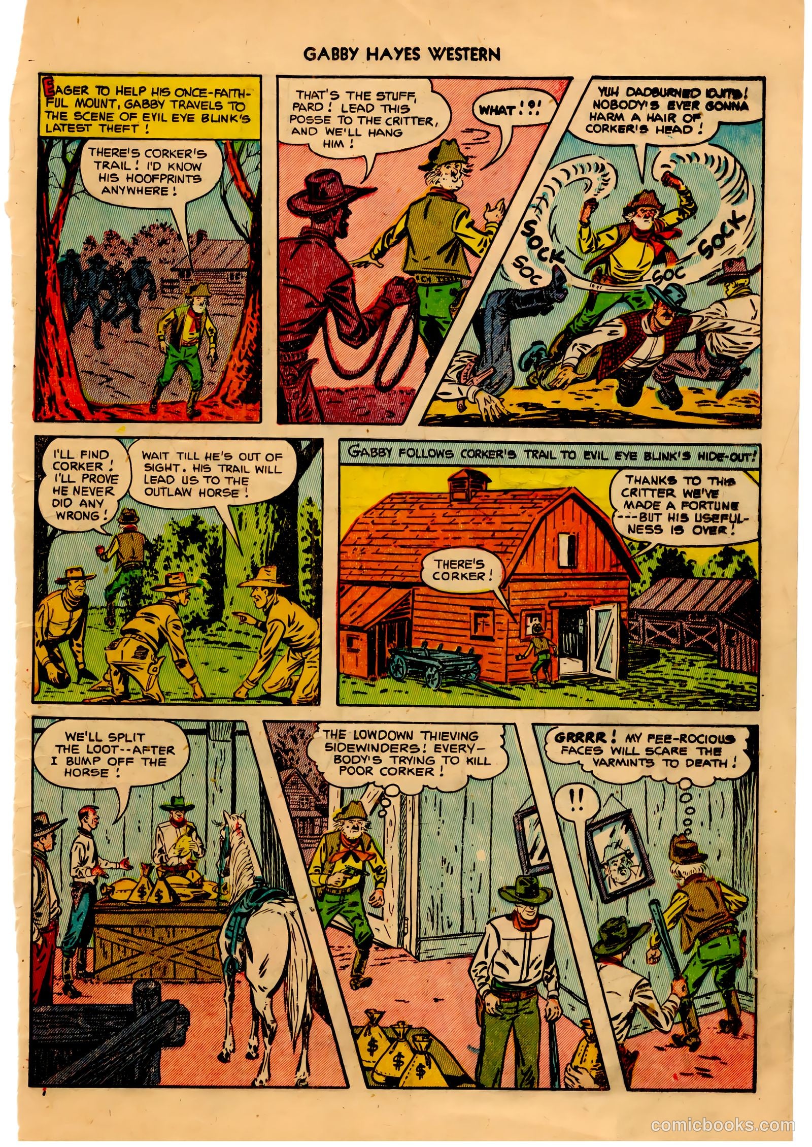 Gabby Hayes Western #49 (1952) — page 21 of 36