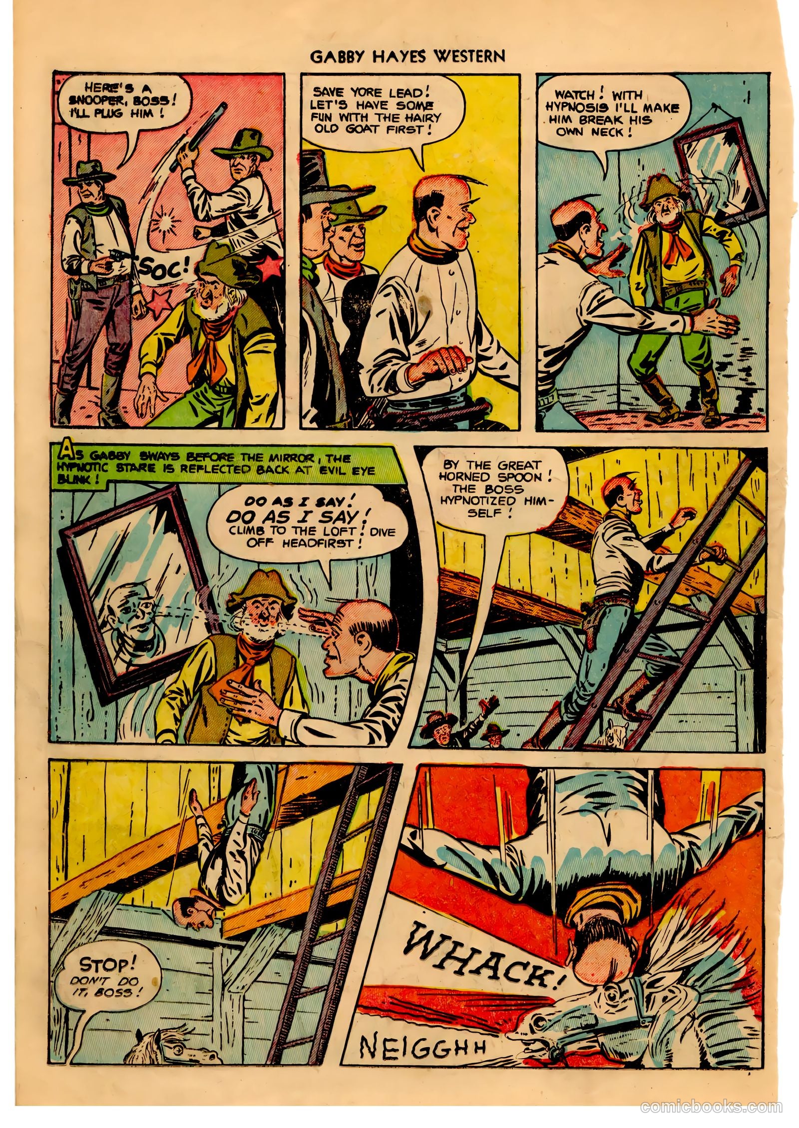Gabby Hayes Western #49 (1952) — page 22 of 36