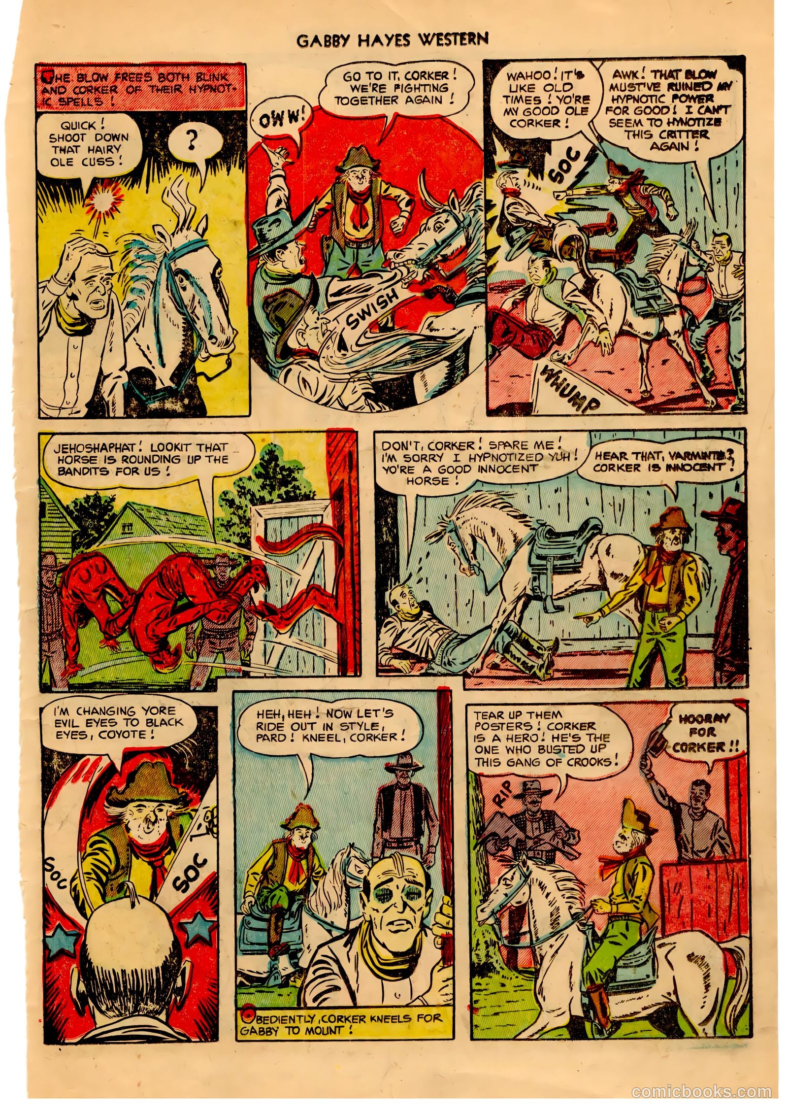 Gabby Hayes Western #49 (1952) — page 23 of 36