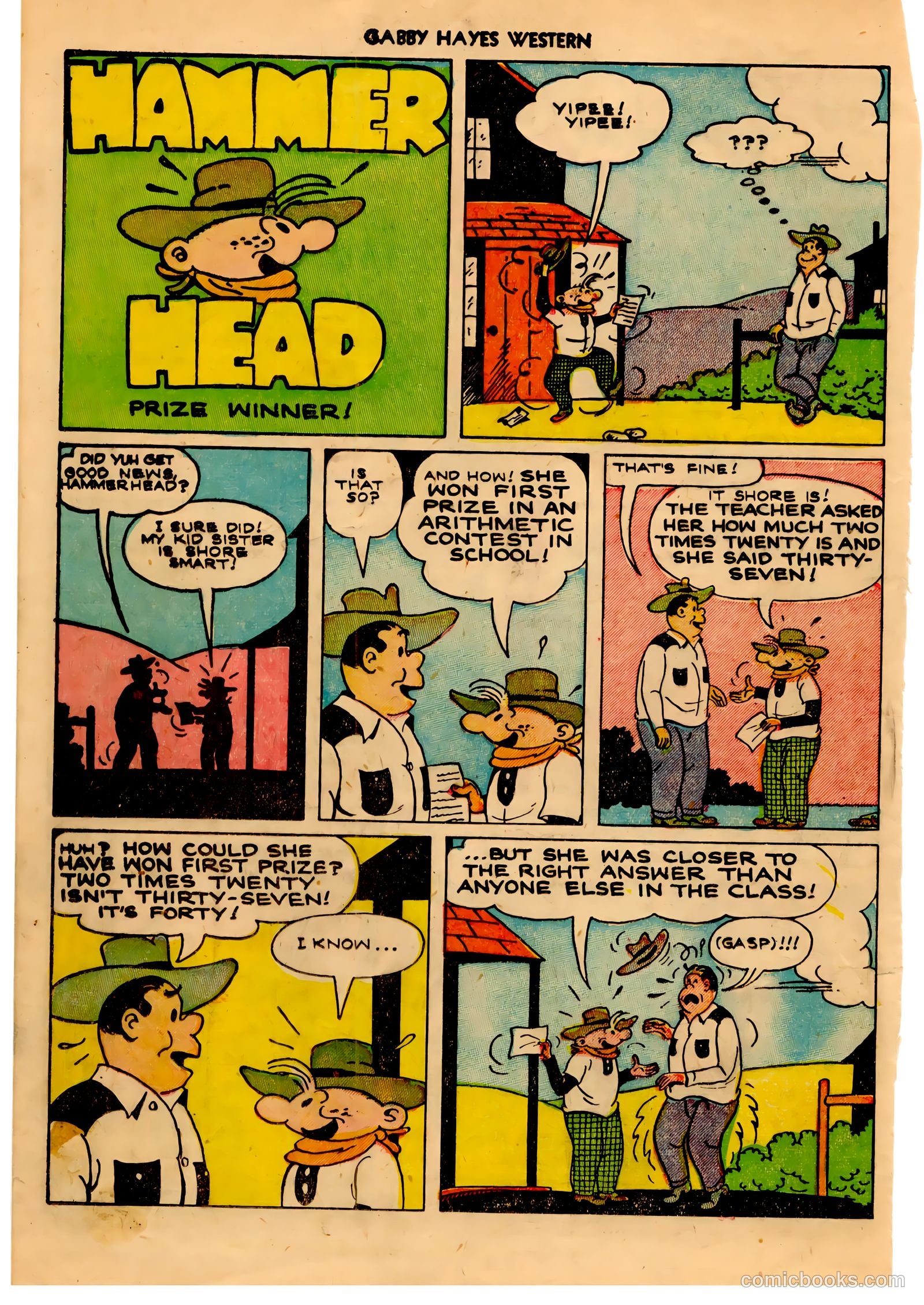 Gabby Hayes Western #49 (1952) — page 24 of 36