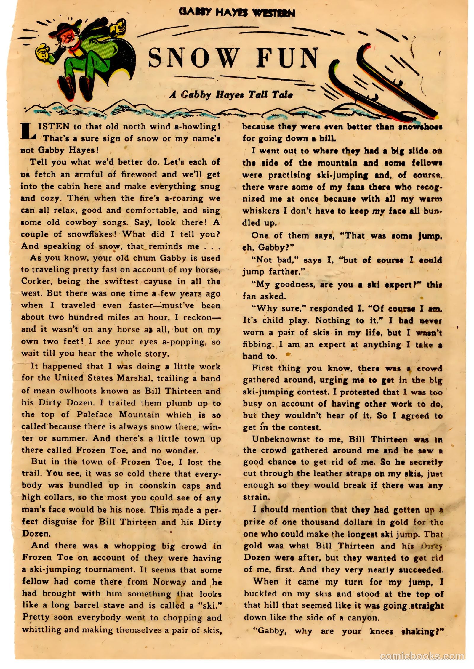Gabby Hayes Western #49 (1952) — page 25 of 36