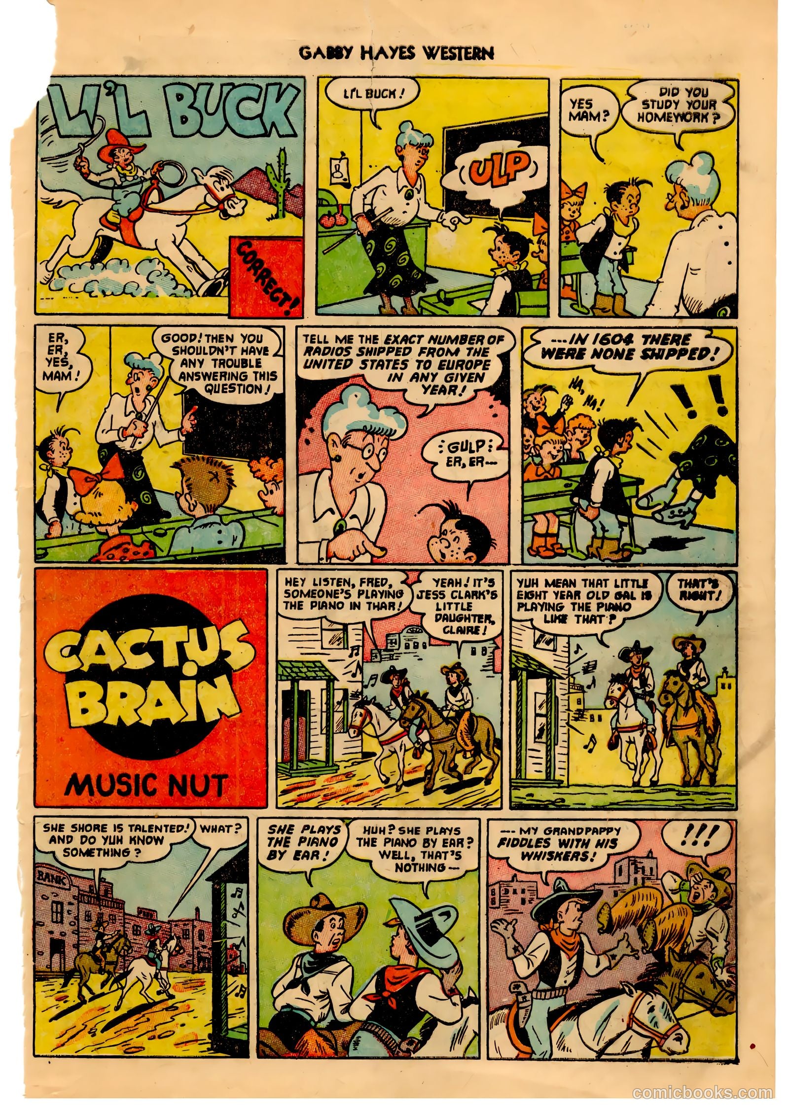 Gabby Hayes Western #49 (1952) — page 27 of 36