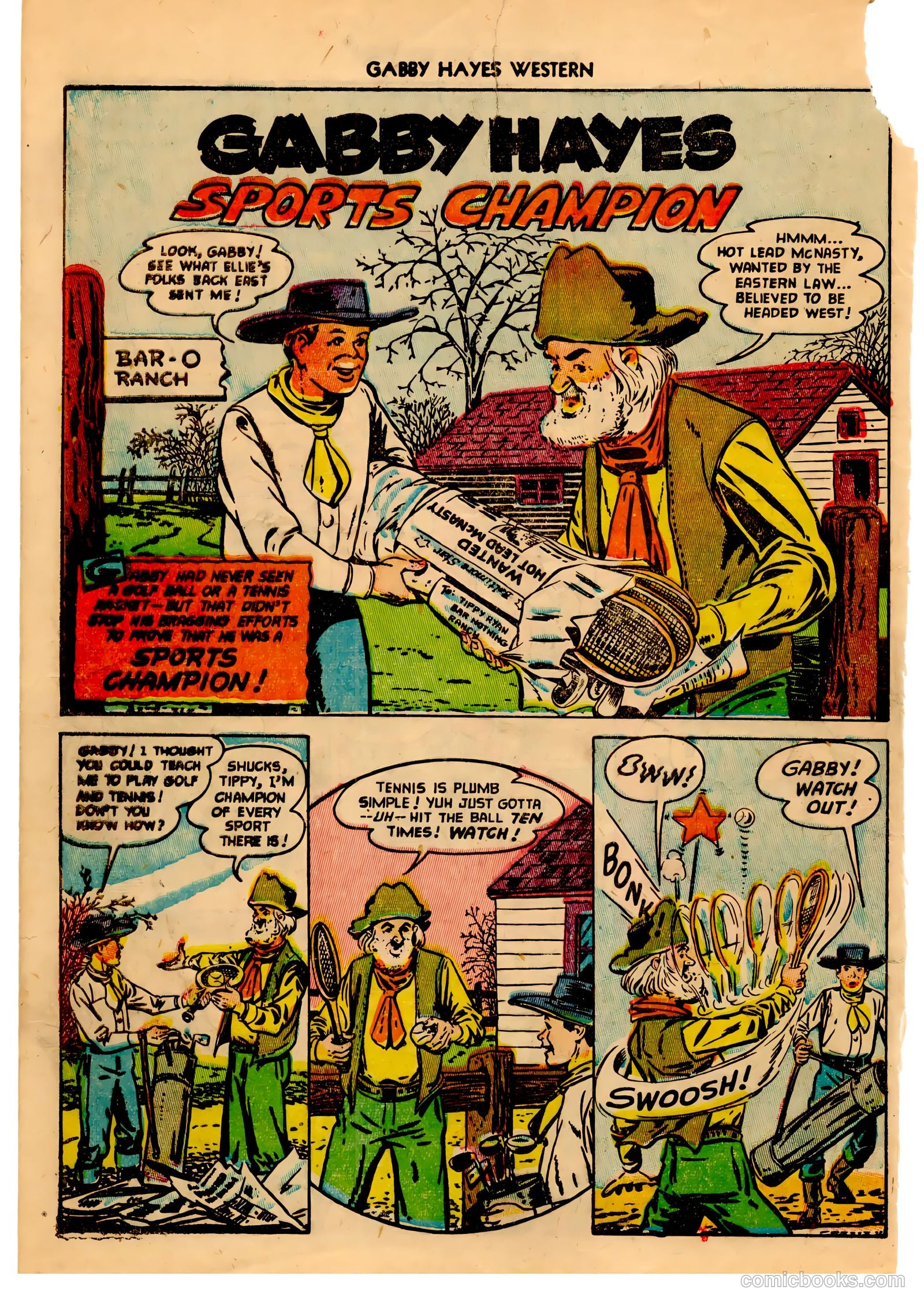 Gabby Hayes Western #49 (1952) — page 28 of 36