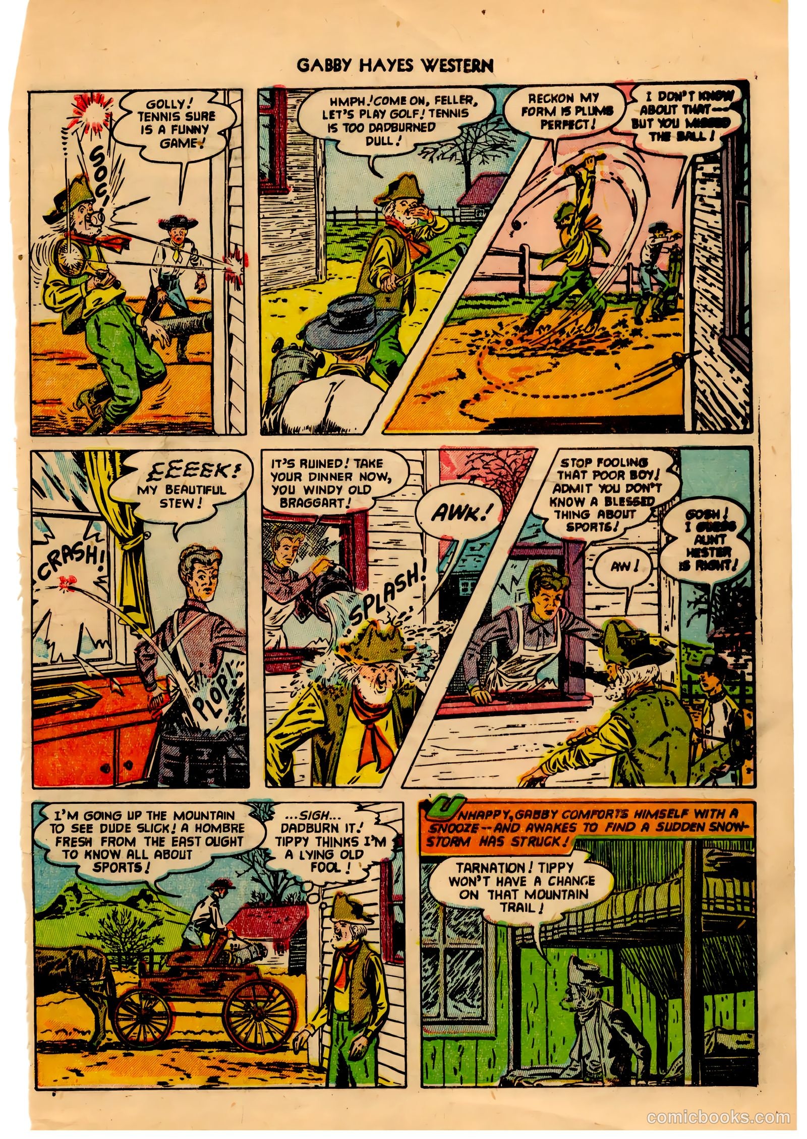 Gabby Hayes Western #49 (1952) — page 29 of 36