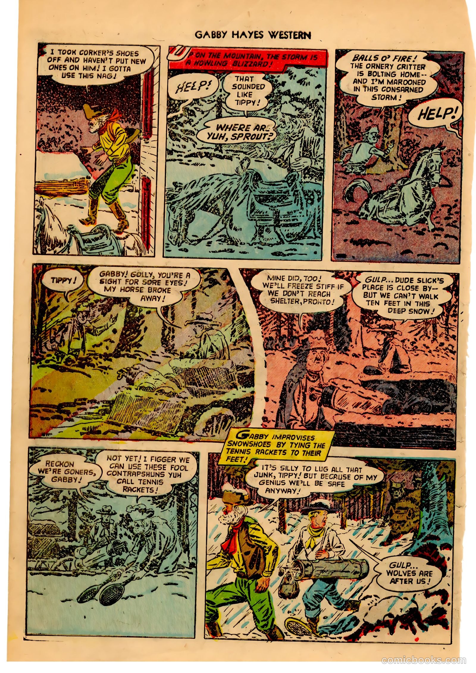 Gabby Hayes Western #49 (1952) — page 30 of 36