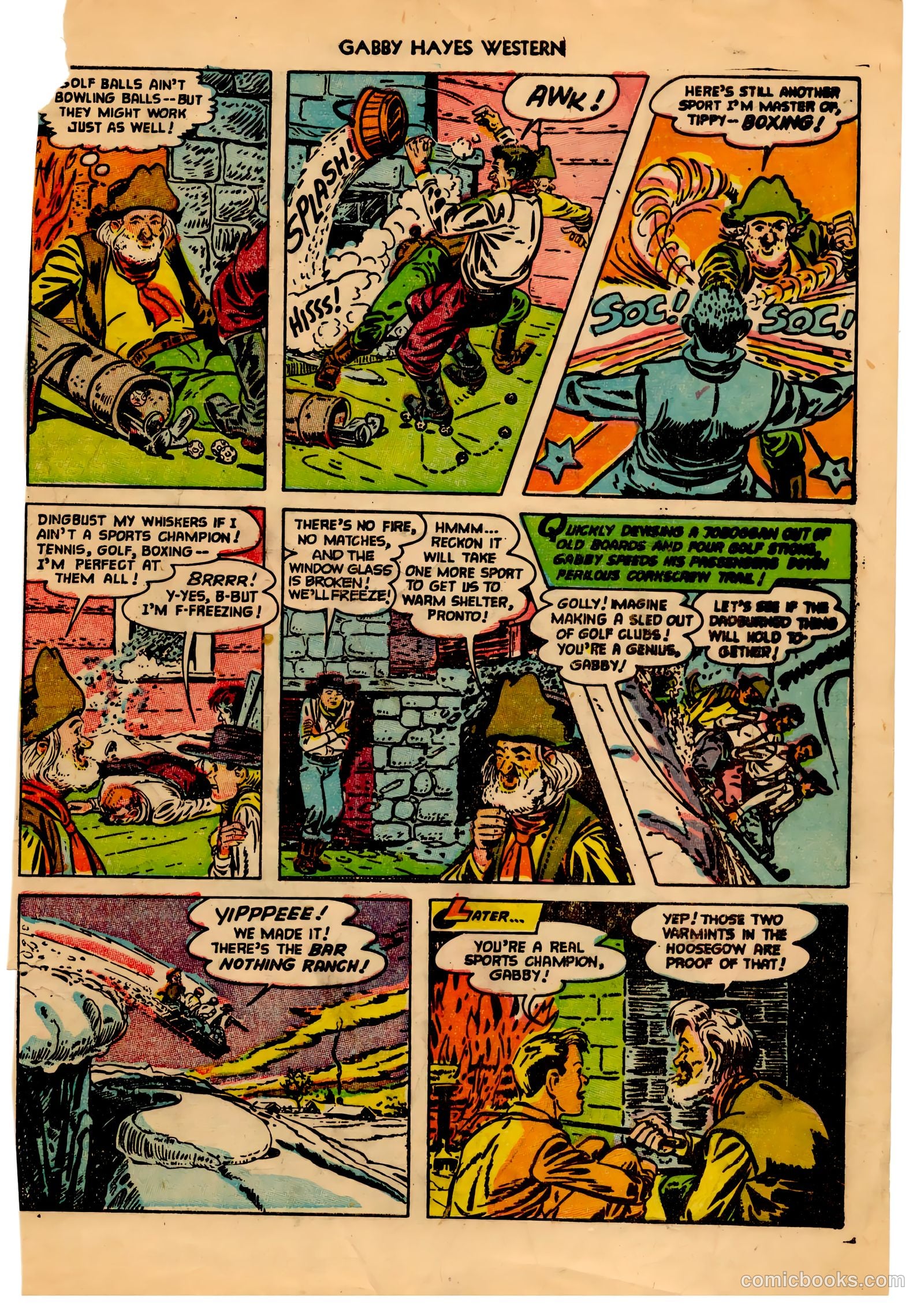 Gabby Hayes Western #49 (1952) — page 33 of 36