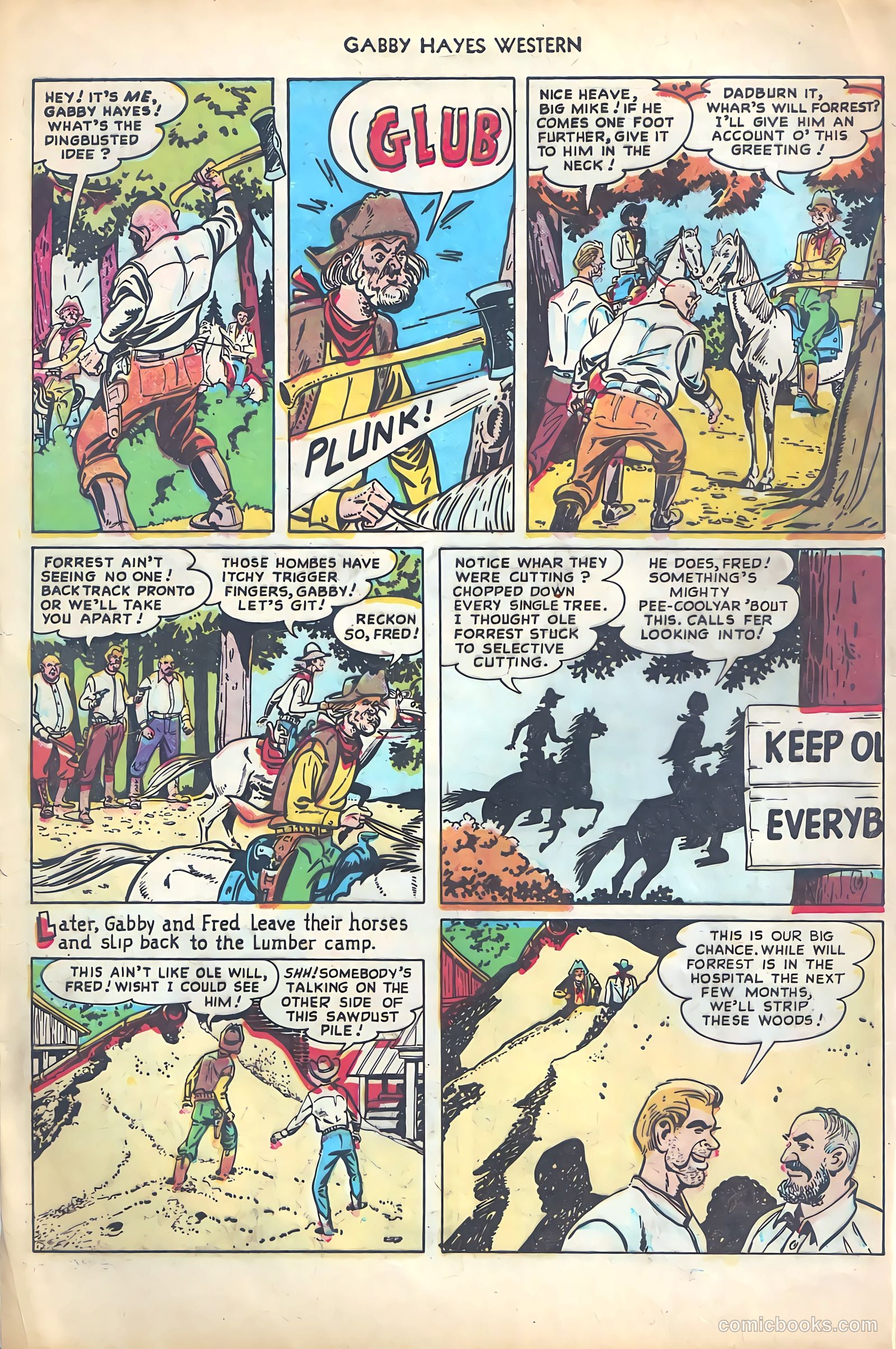 Gabby Hayes Western #5 (1949) — page 4 of 36