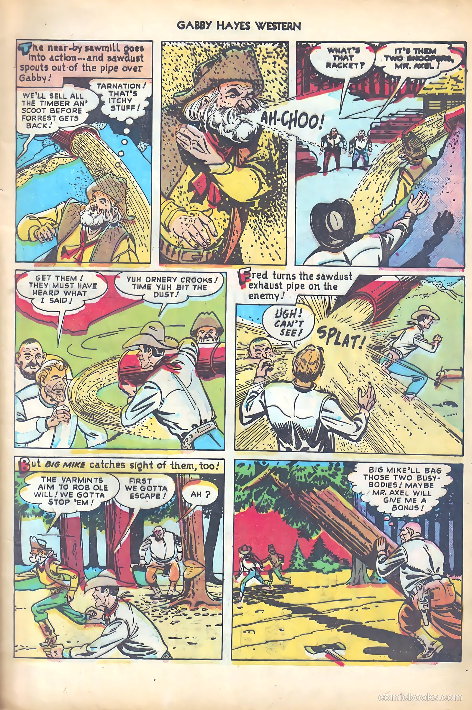 Gabby Hayes Western #5 (1949) — page 5 of 36