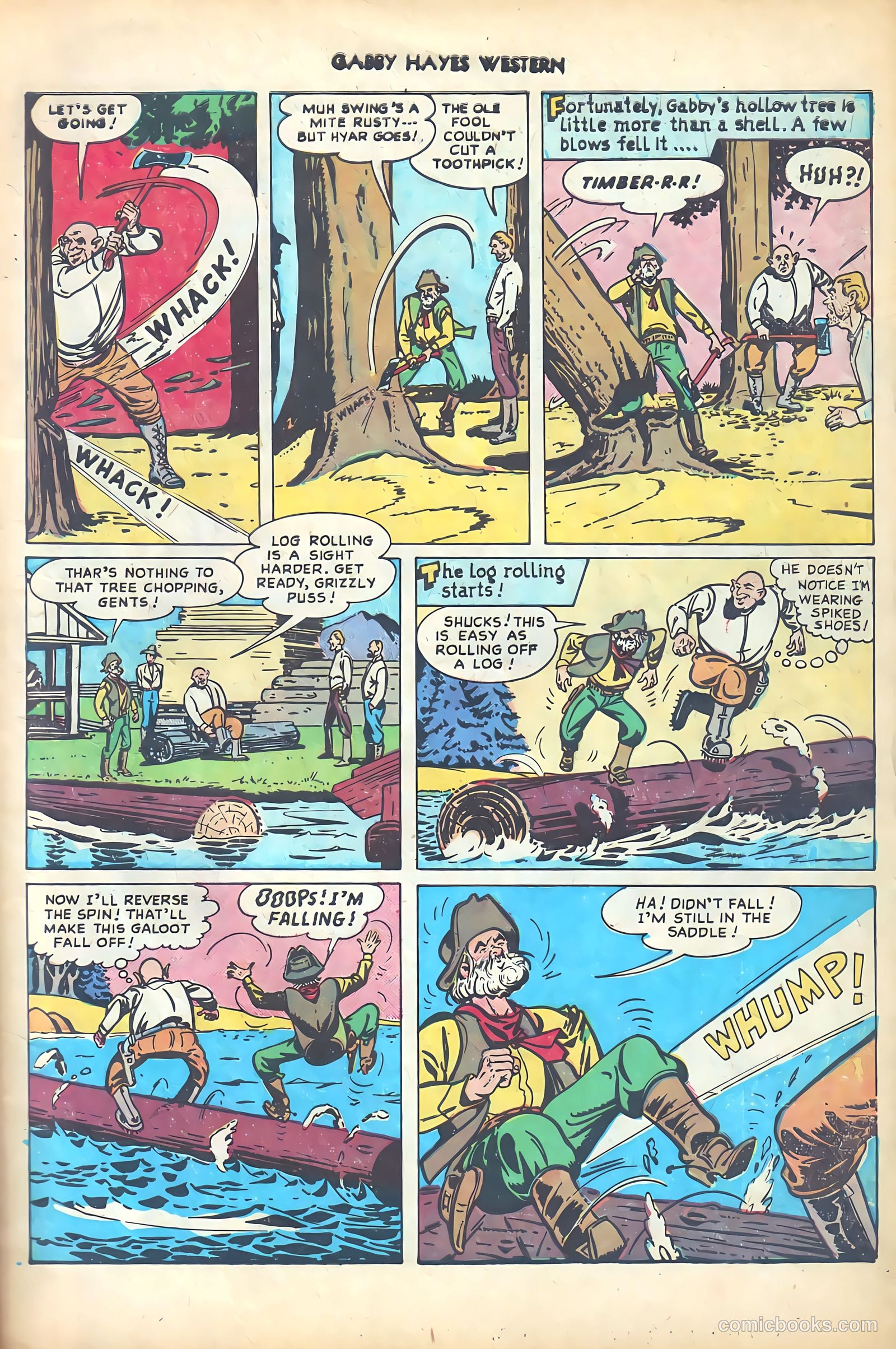 Gabby Hayes Western #5 (1949) — page 7 of 36