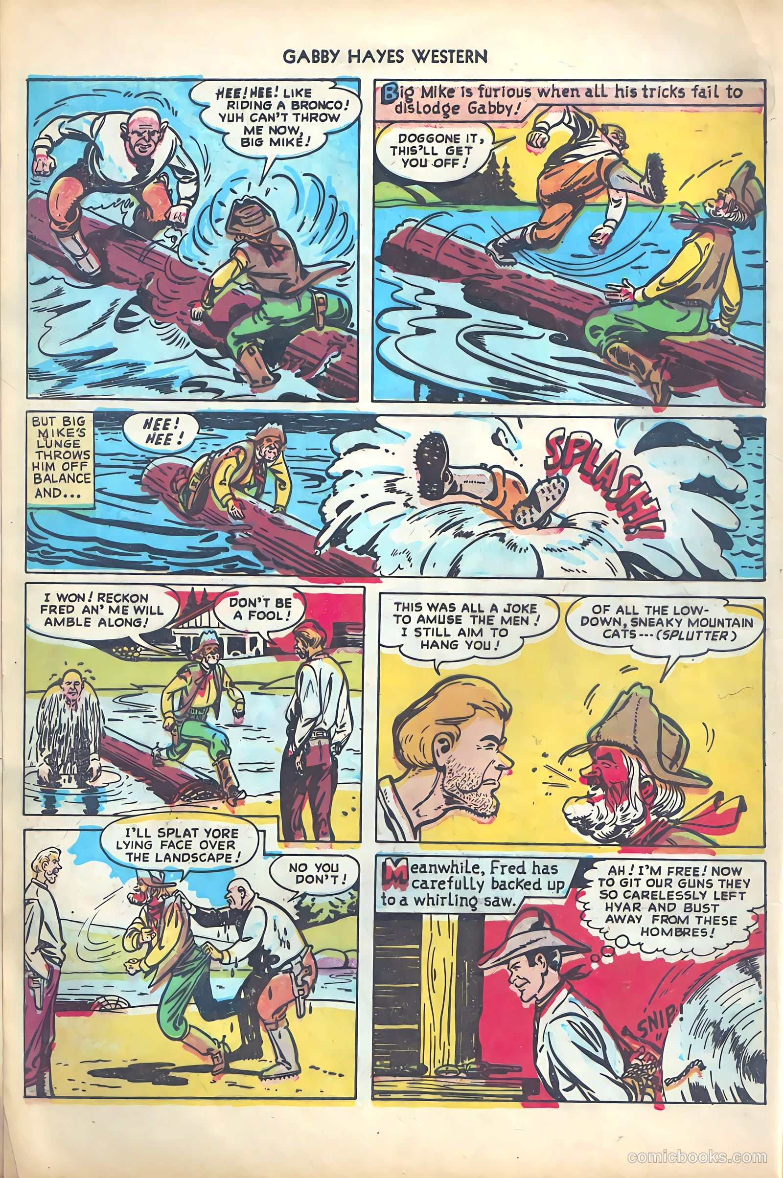 Gabby Hayes Western #5 (1949) — page 8 of 36