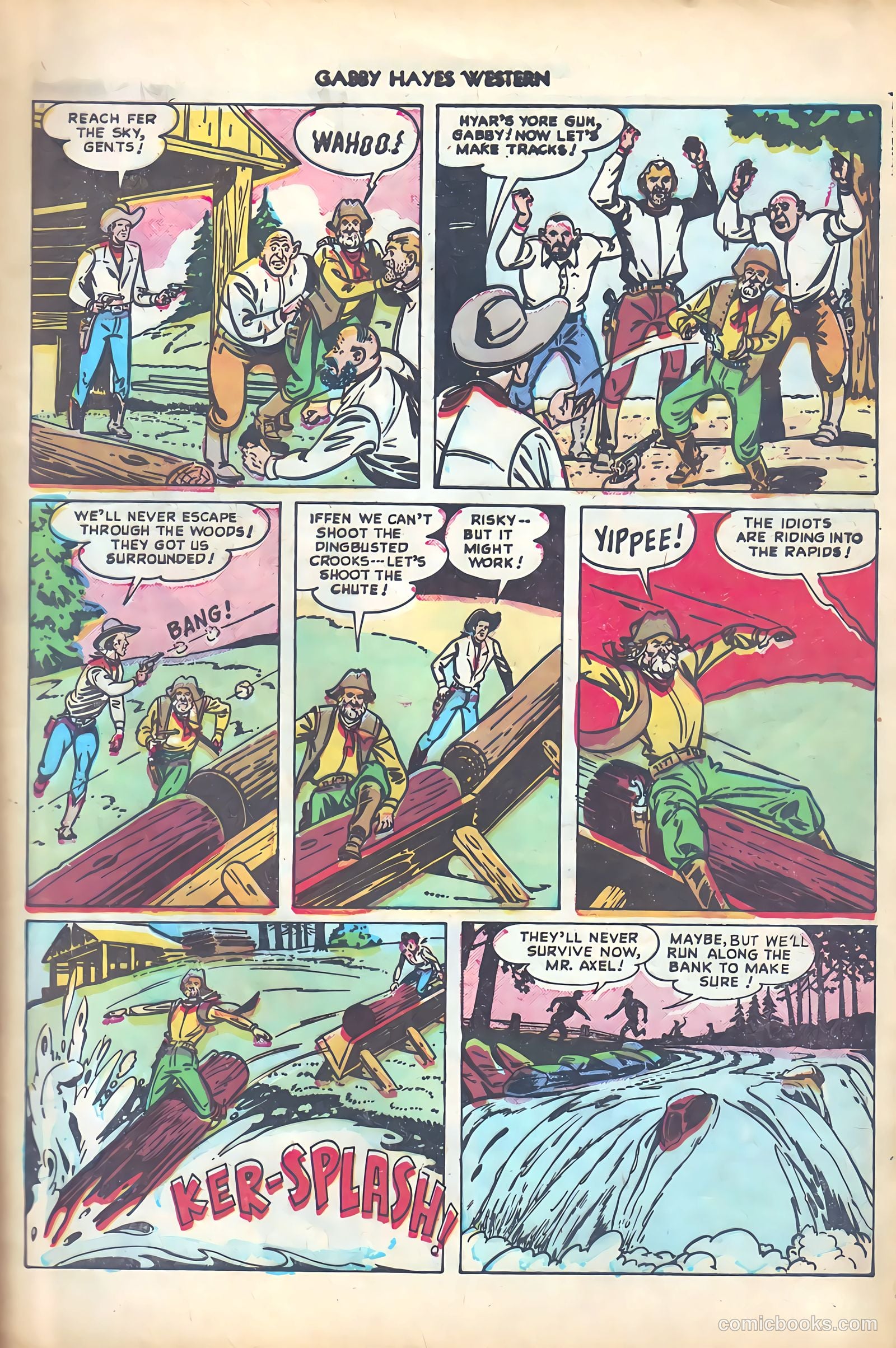 Gabby Hayes Western #5 (1949) — page 9 of 36