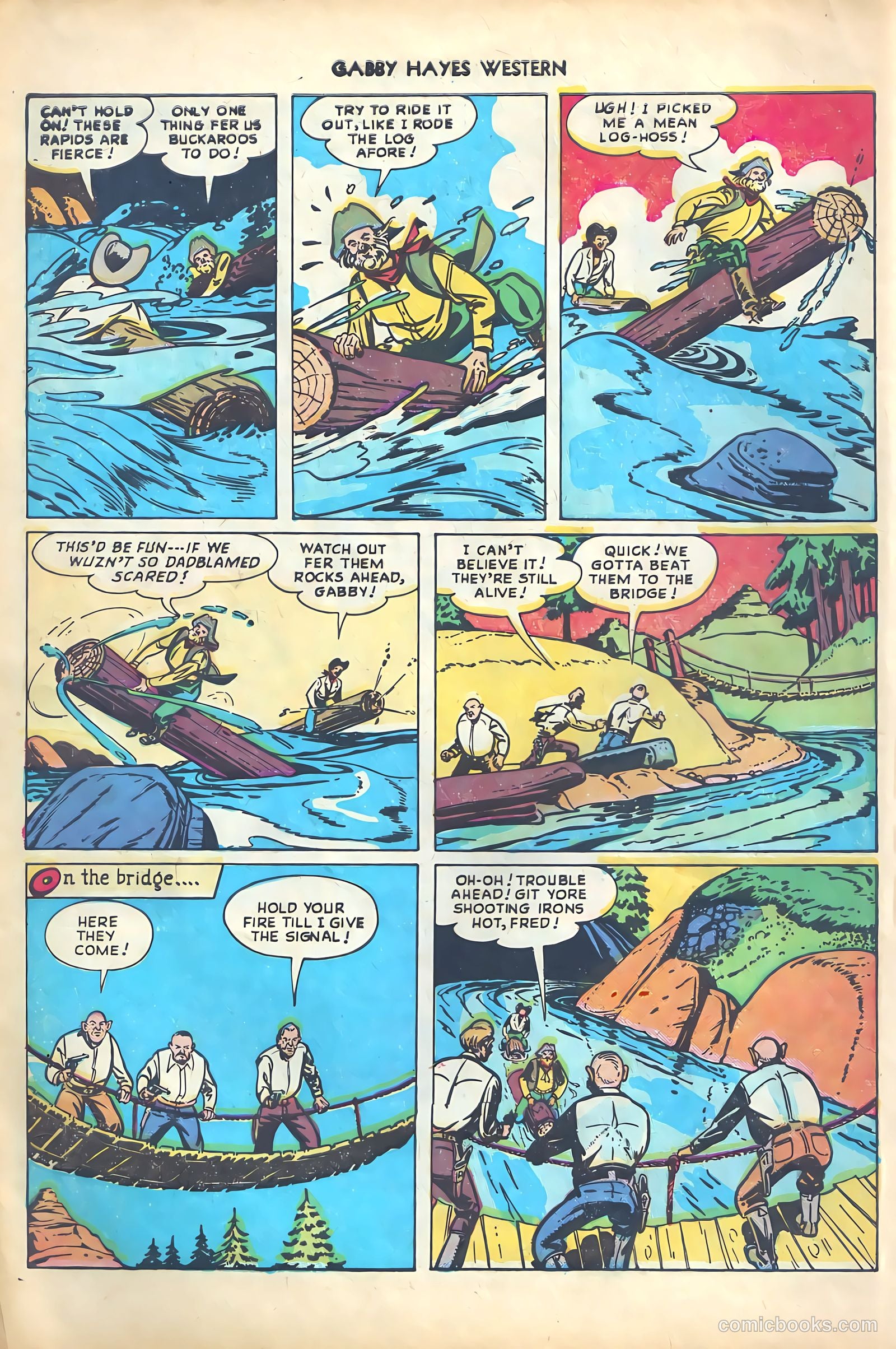 Gabby Hayes Western #5 (1949) — page 10 of 36