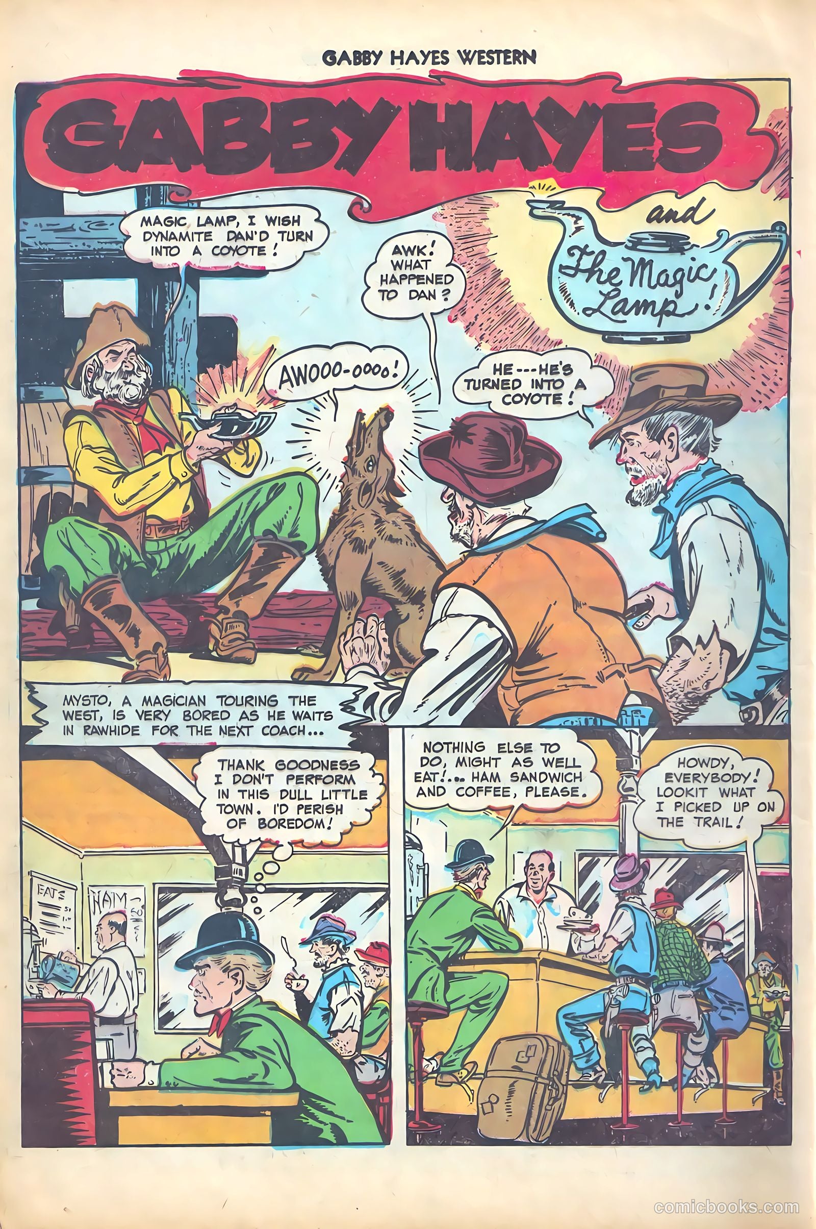 Gabby Hayes Western #5 (1949) — page 12 of 36