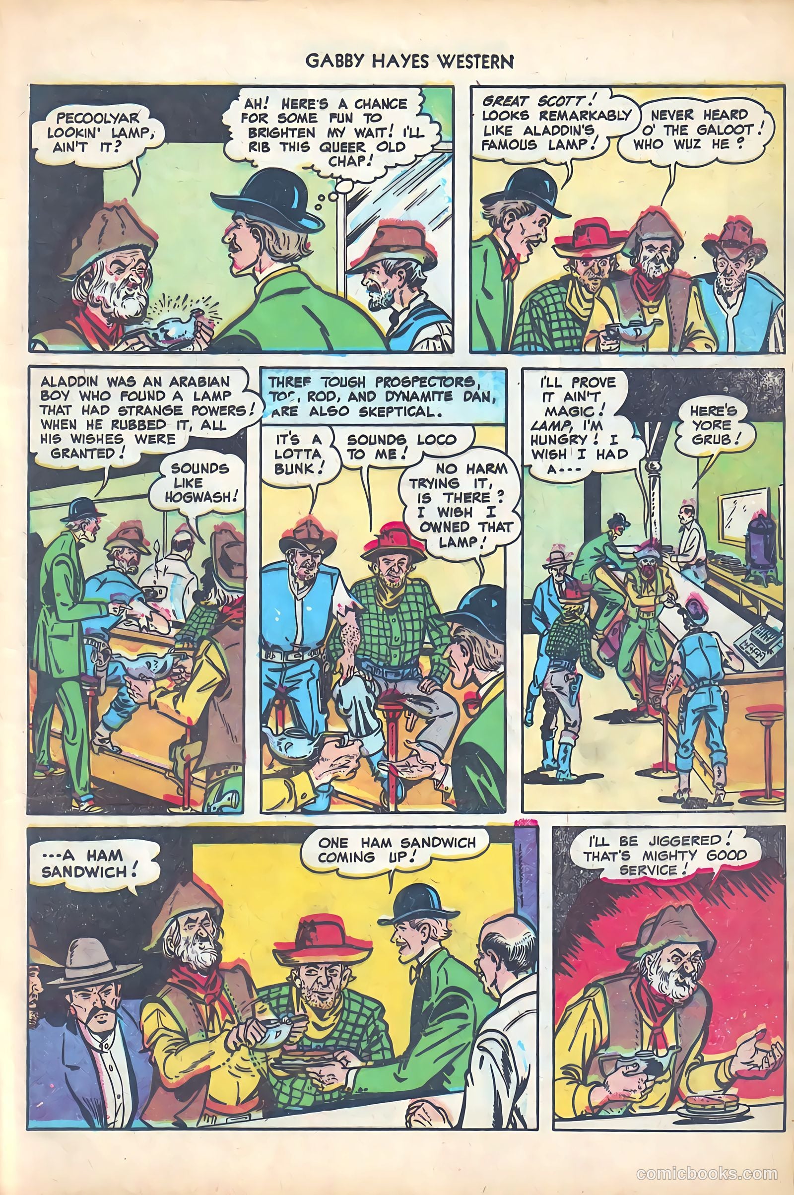 Gabby Hayes Western #5 (1949) — page 13 of 36