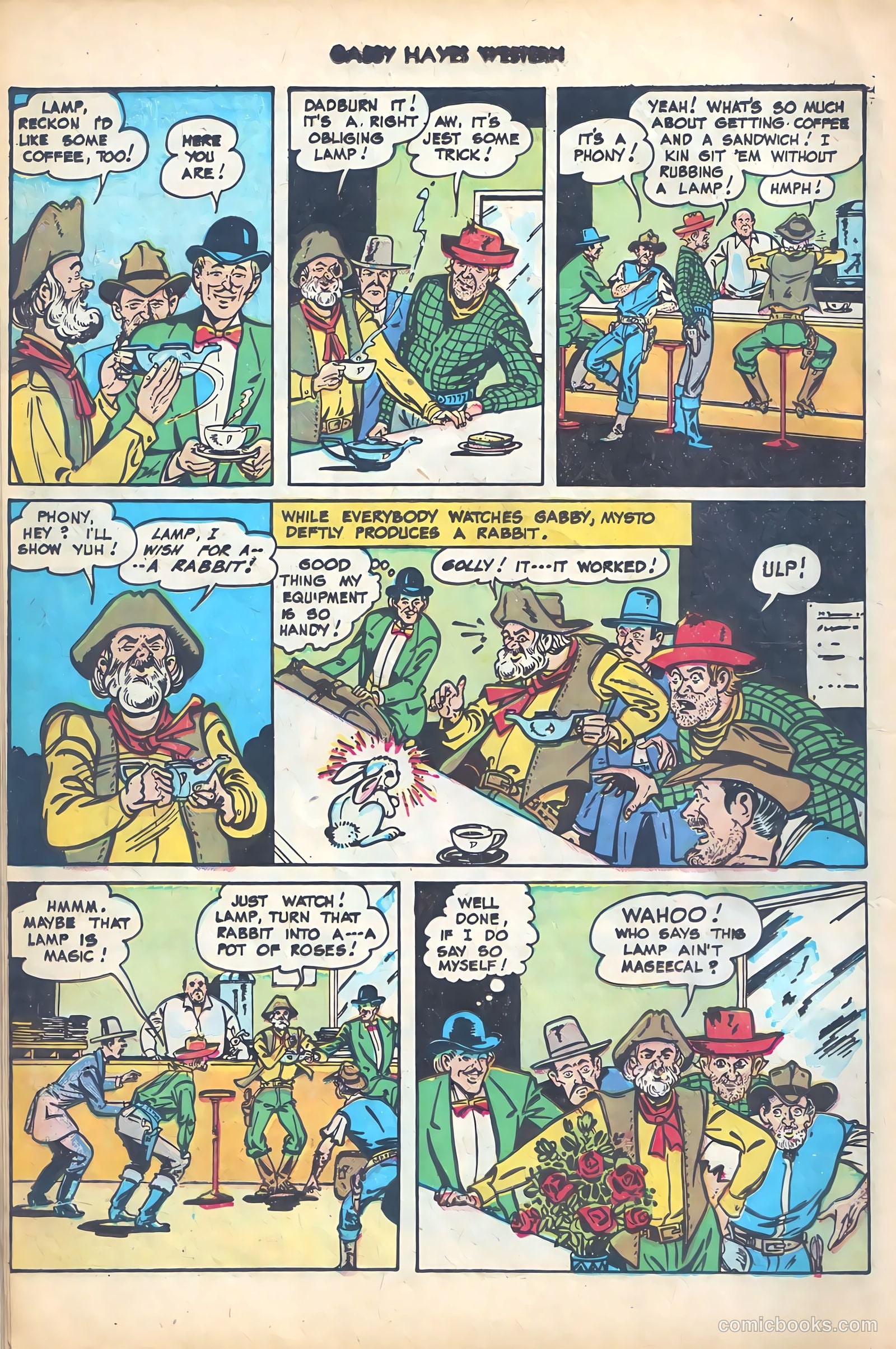 Gabby Hayes Western #5 (1949) — page 14 of 36