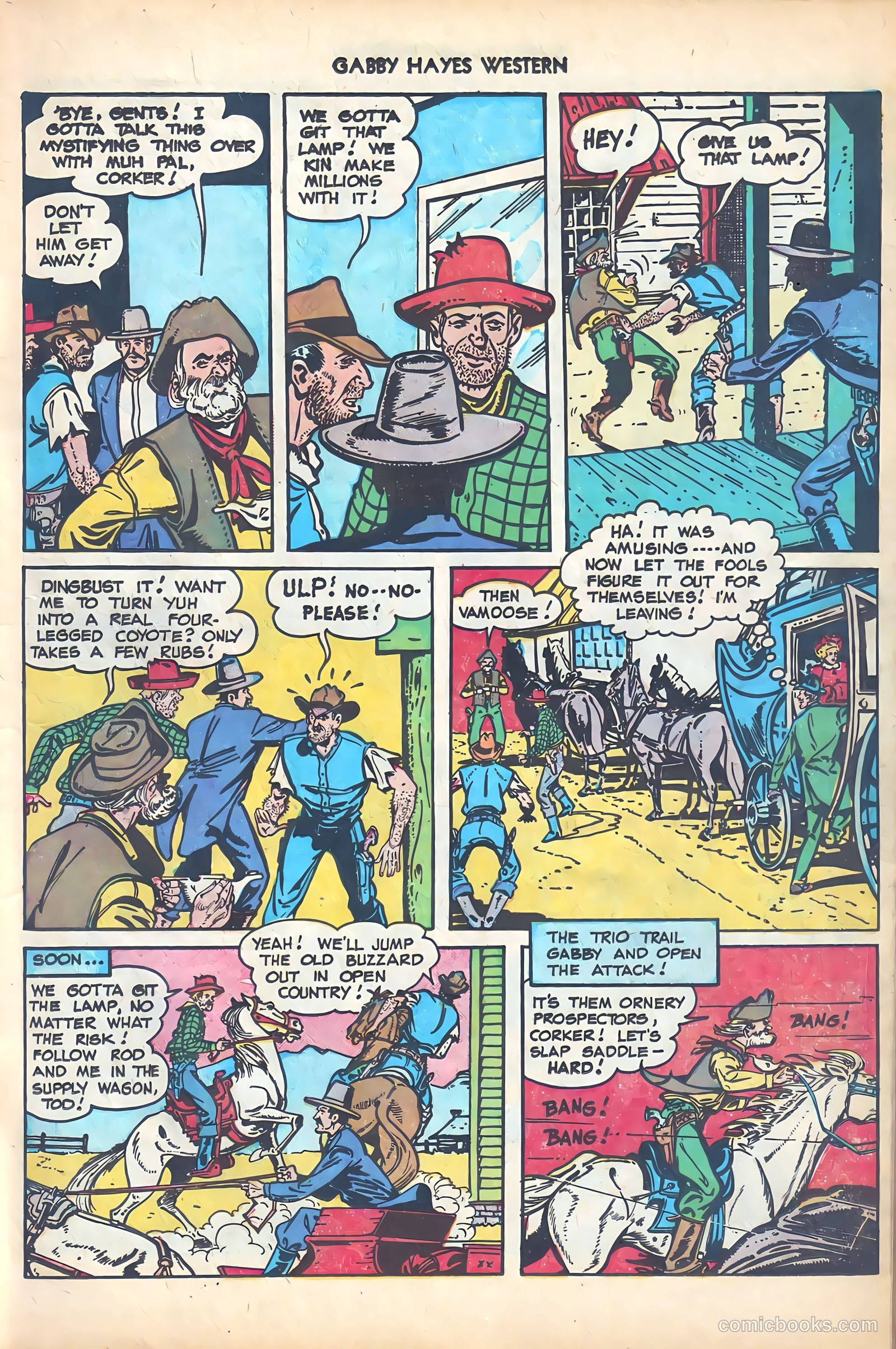 Gabby Hayes Western #5 (1949) — page 15 of 36