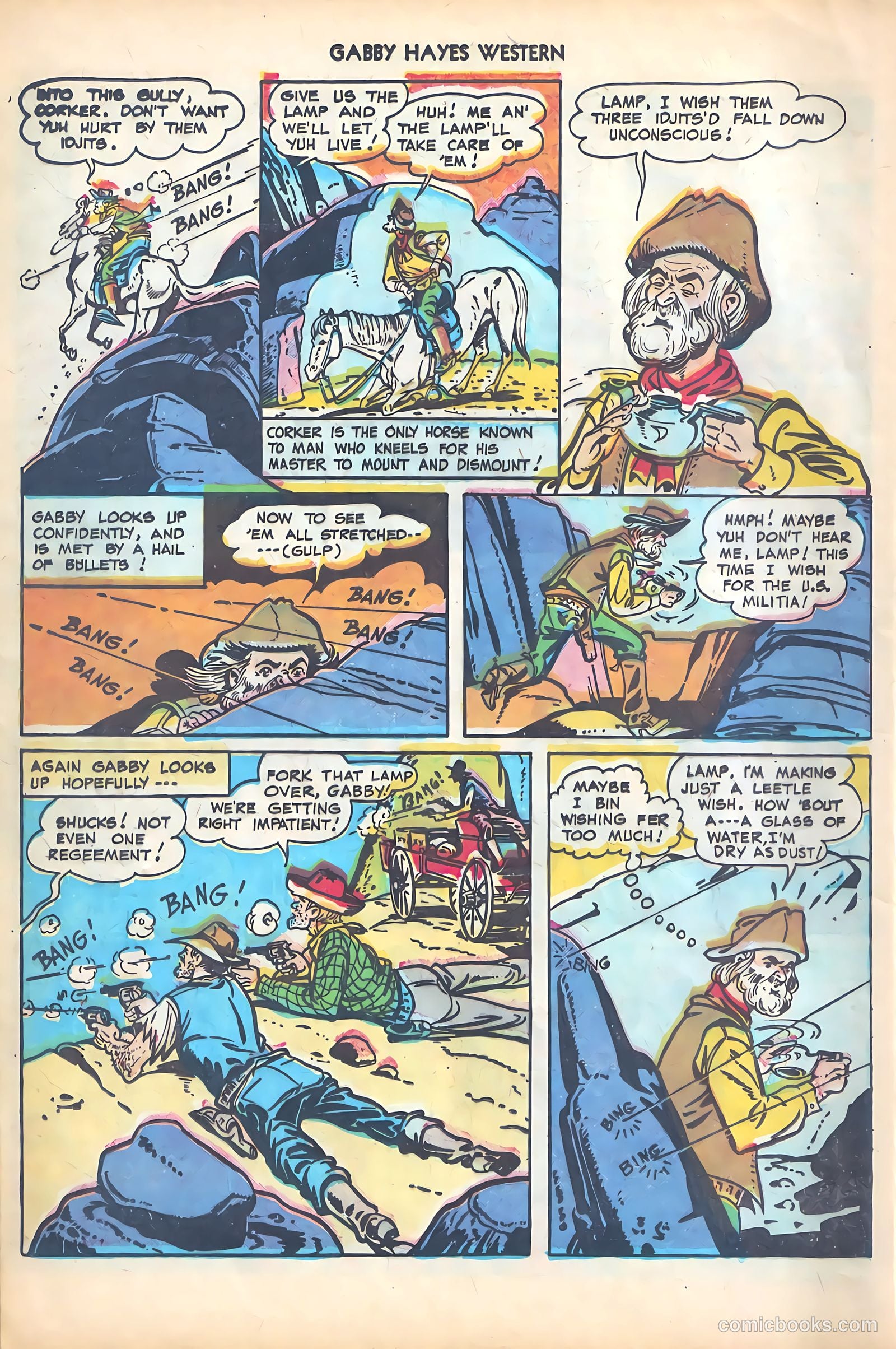 Gabby Hayes Western #5 (1949) — page 16 of 36