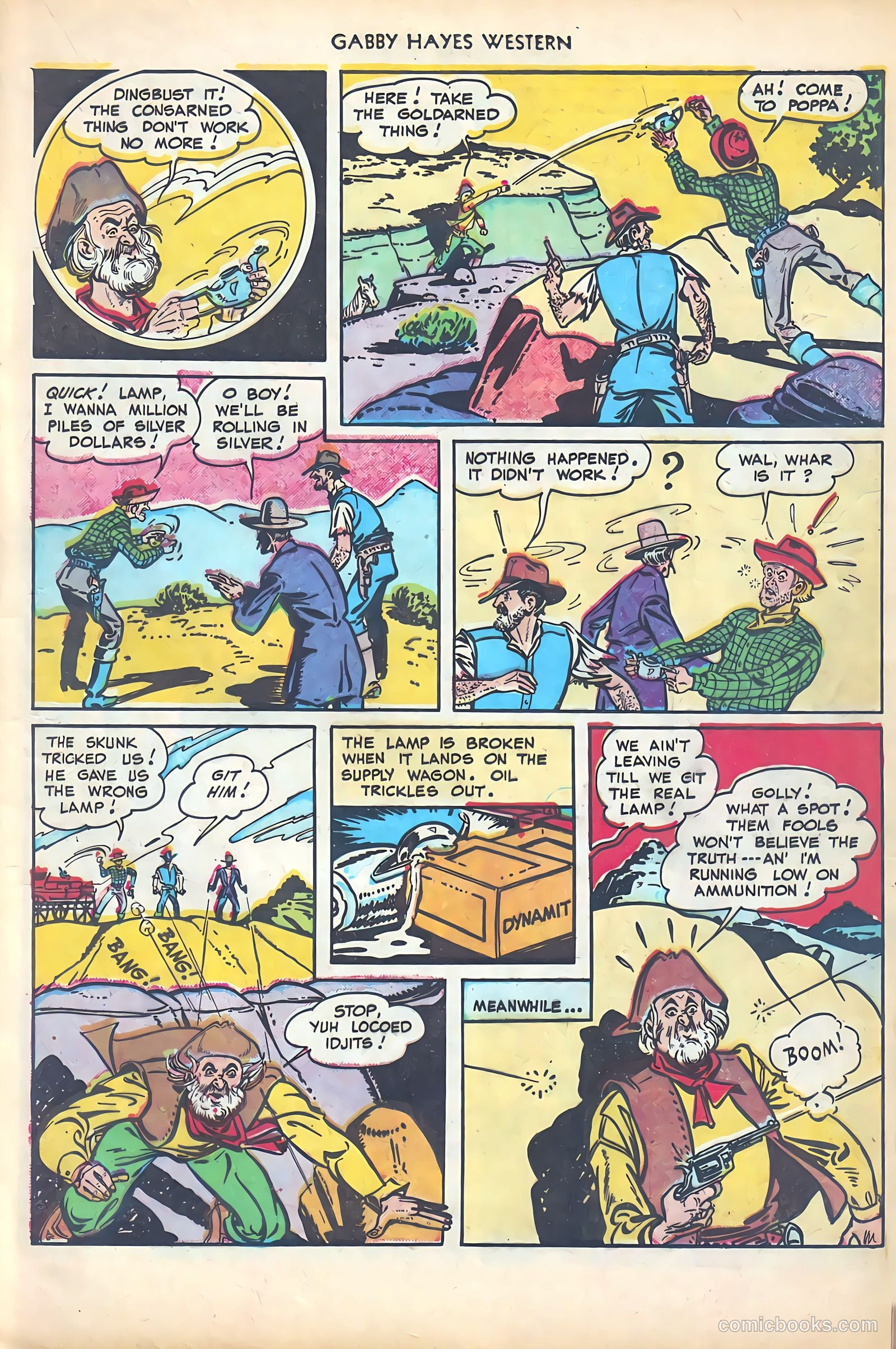 Gabby Hayes Western #5 (1949) — page 17 of 36