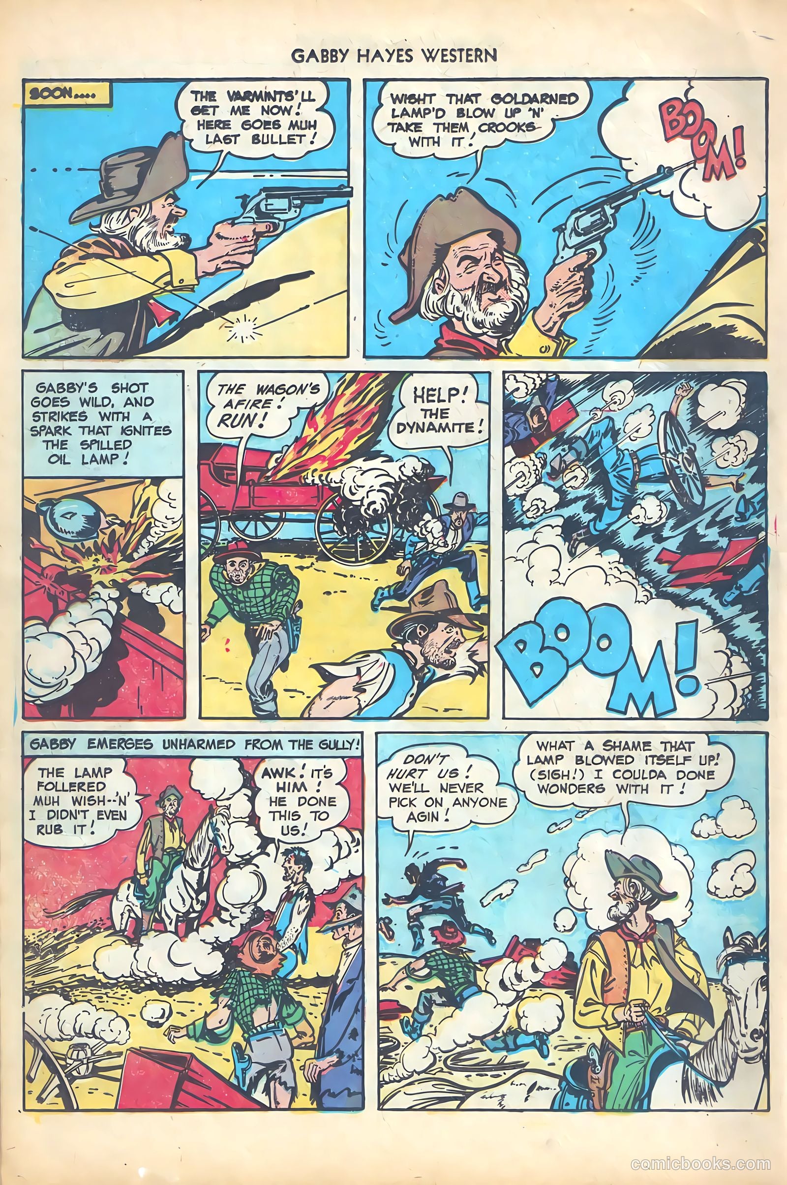Gabby Hayes Western #5 (1949) — page 18 of 36