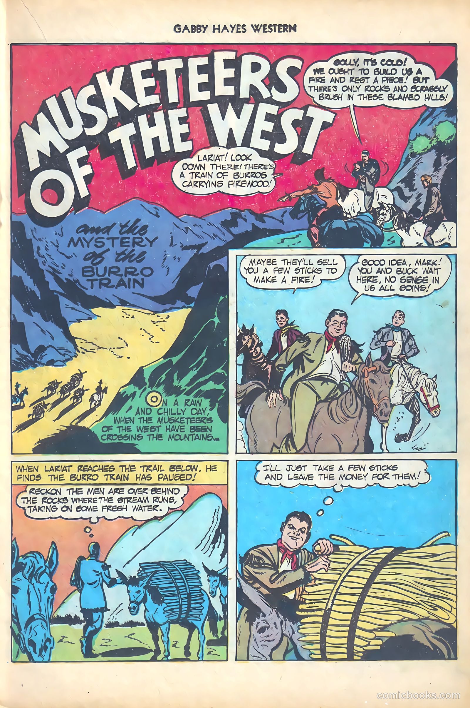 Gabby Hayes Western #5 (1949) — page 19 of 36