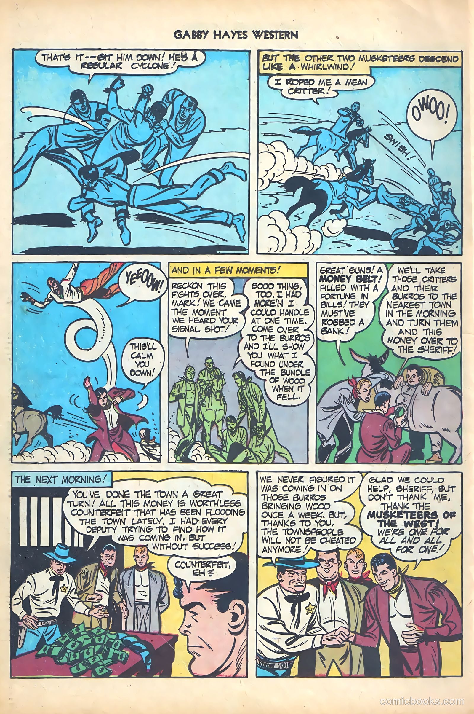Gabby Hayes Western #5 (1949) — page 22 of 36
