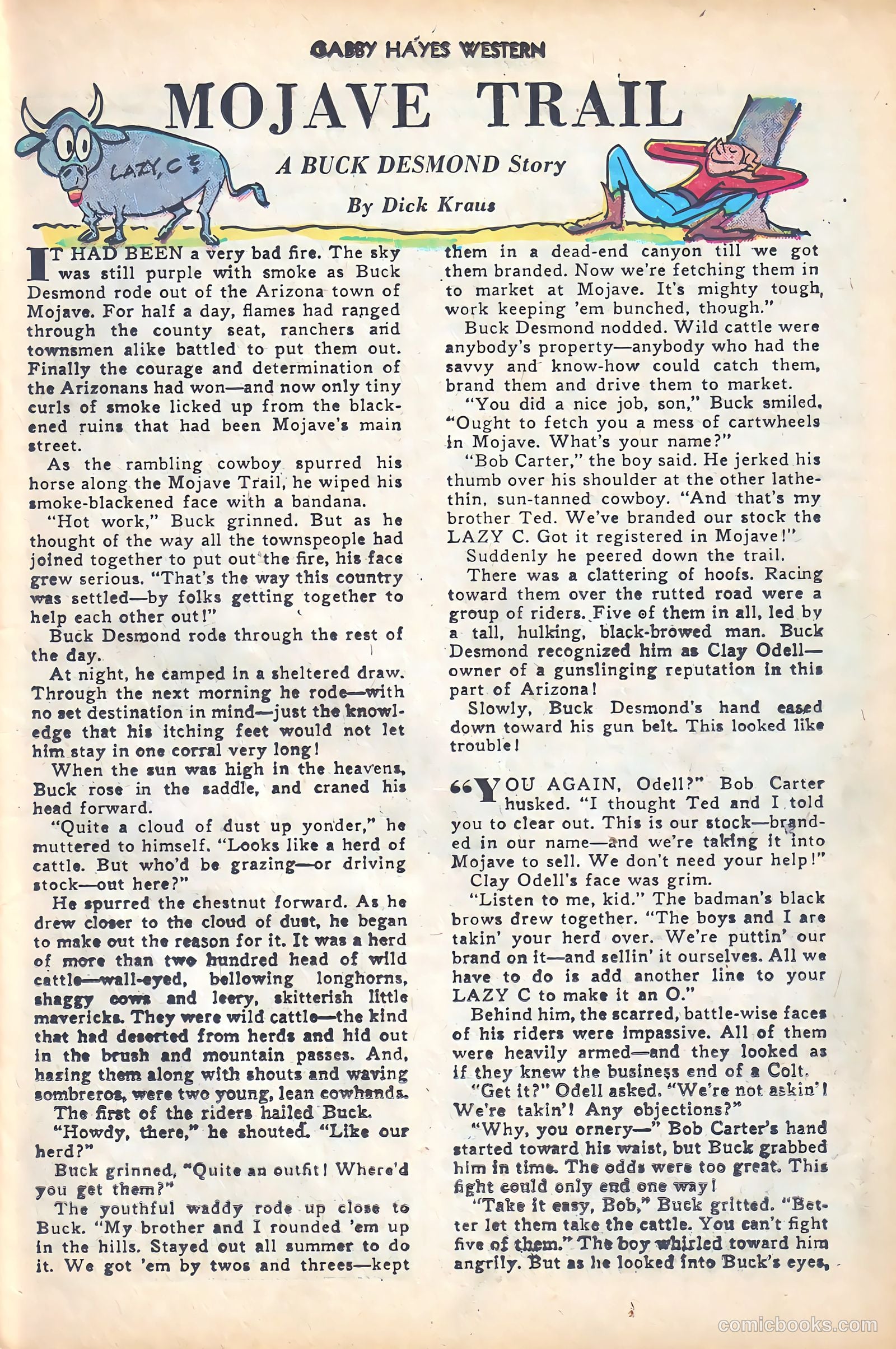 Gabby Hayes Western #5 (1949) — page 23 of 36