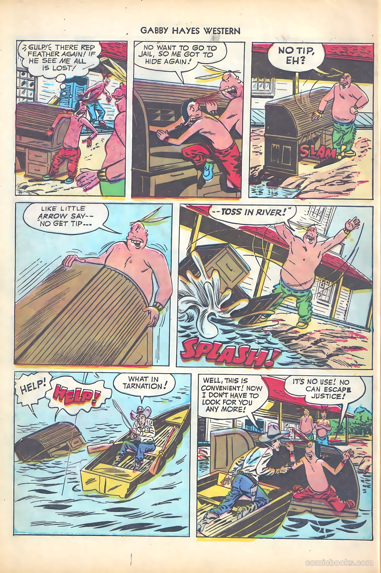 Gabby Hayes Western #5 (1949) — page 28 of 36