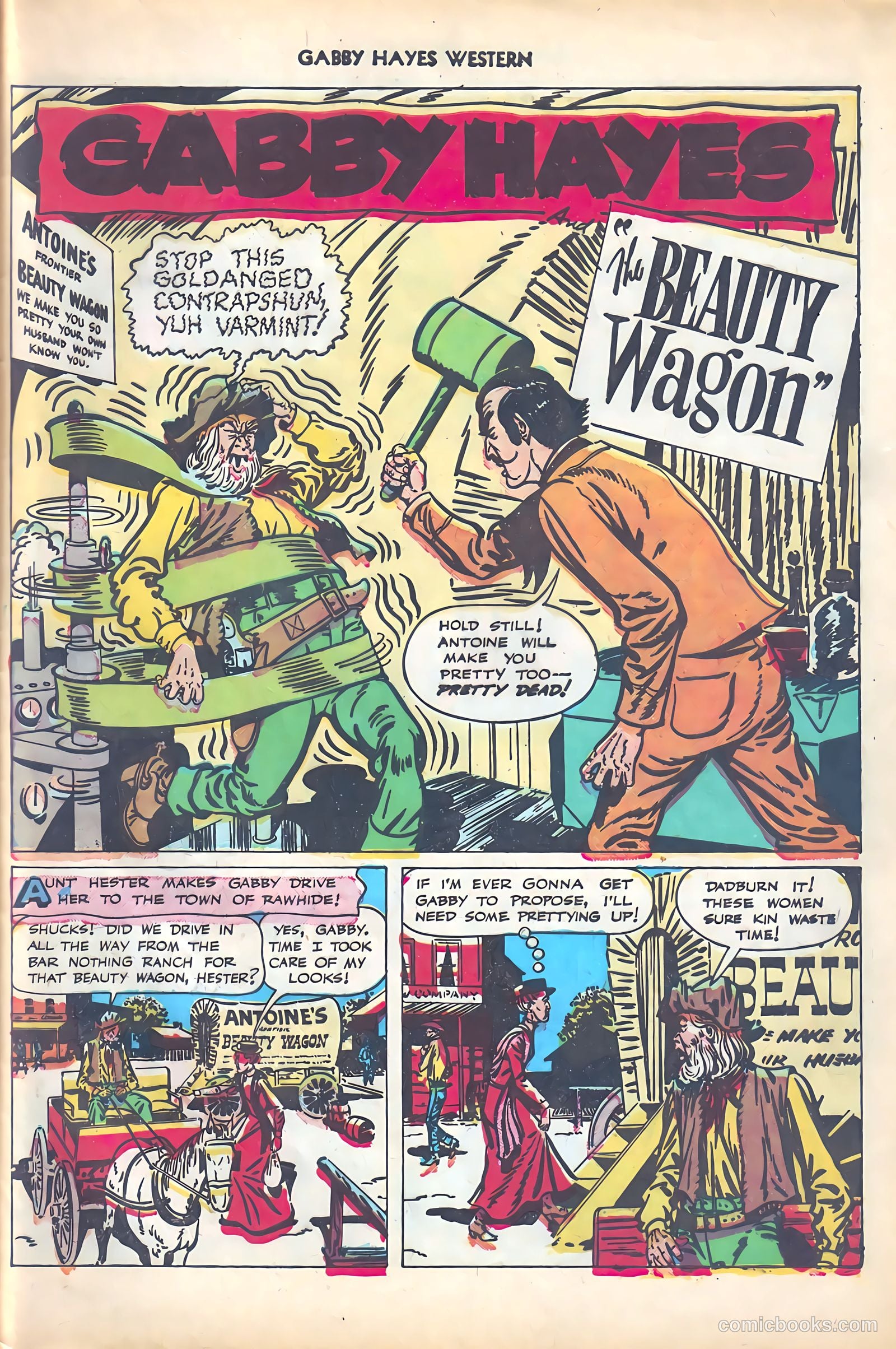 Gabby Hayes Western #5 (1949) — page 29 of 36