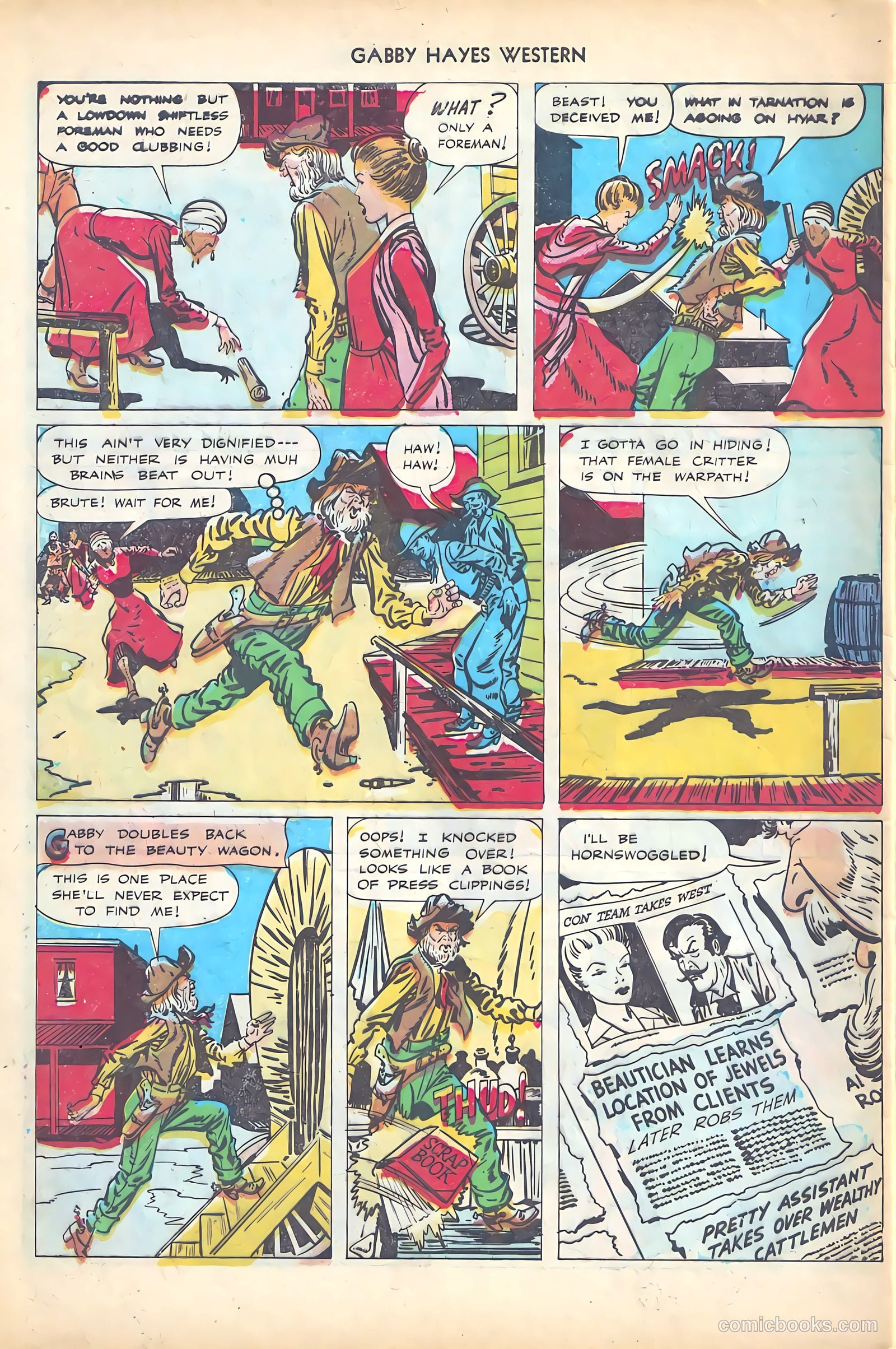 Gabby Hayes Western #5 (1949) — page 32 of 36